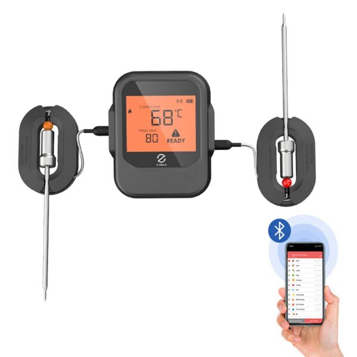 2 Pcs Meat Probe Thermometer Fit for Oklahoma Joe's Rider Z Grills