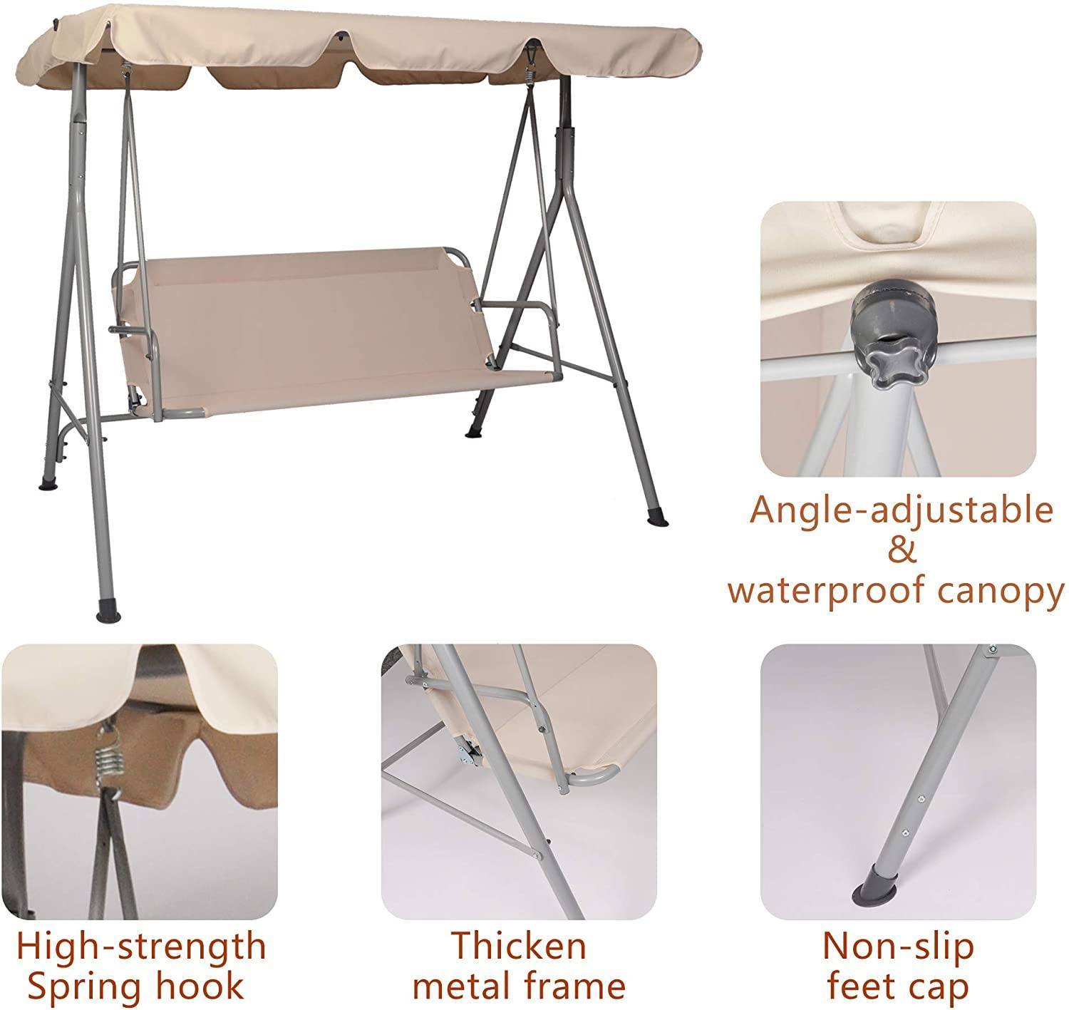 Maocao Hoom JLHXSTTP Replace-Porch-Swing-Glider-Tops - View #3