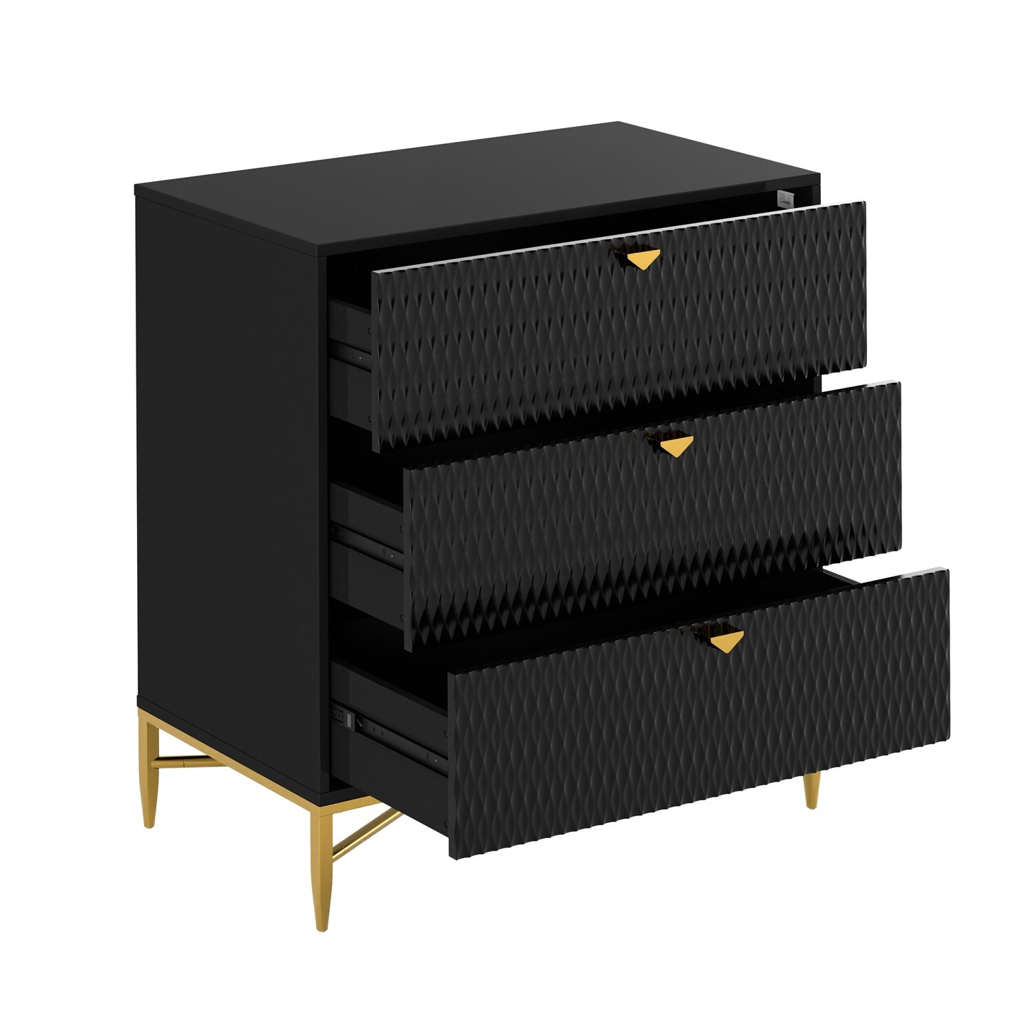 Mondawe MO-JH022-014BK nightstands - View #2