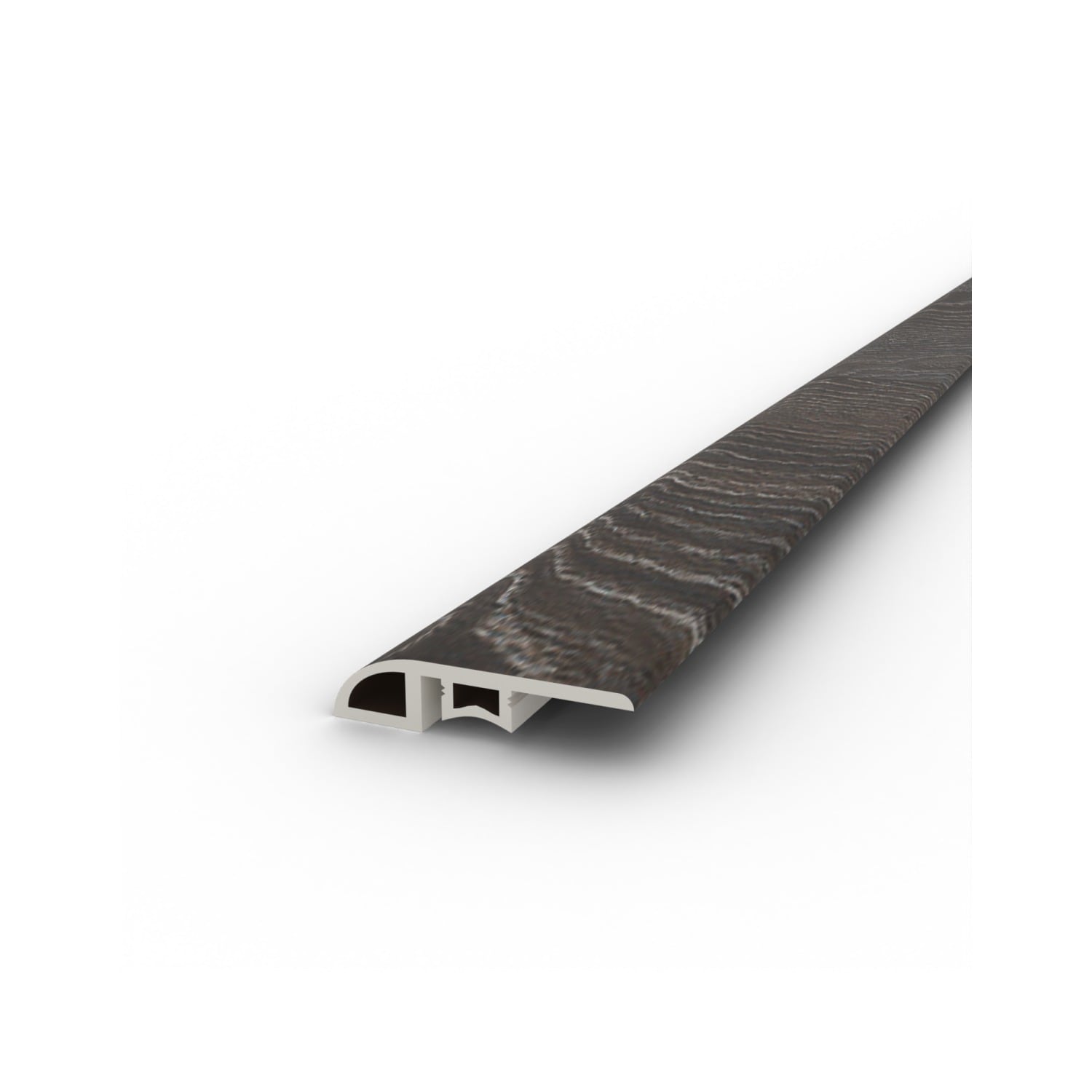 Benchwick New Parliament 605 STRAIGHT OAK 1/2-in T x 1-3/4-in W x 1.77-in L Prefinished Vinyl Reducer Floor Moulding Trim