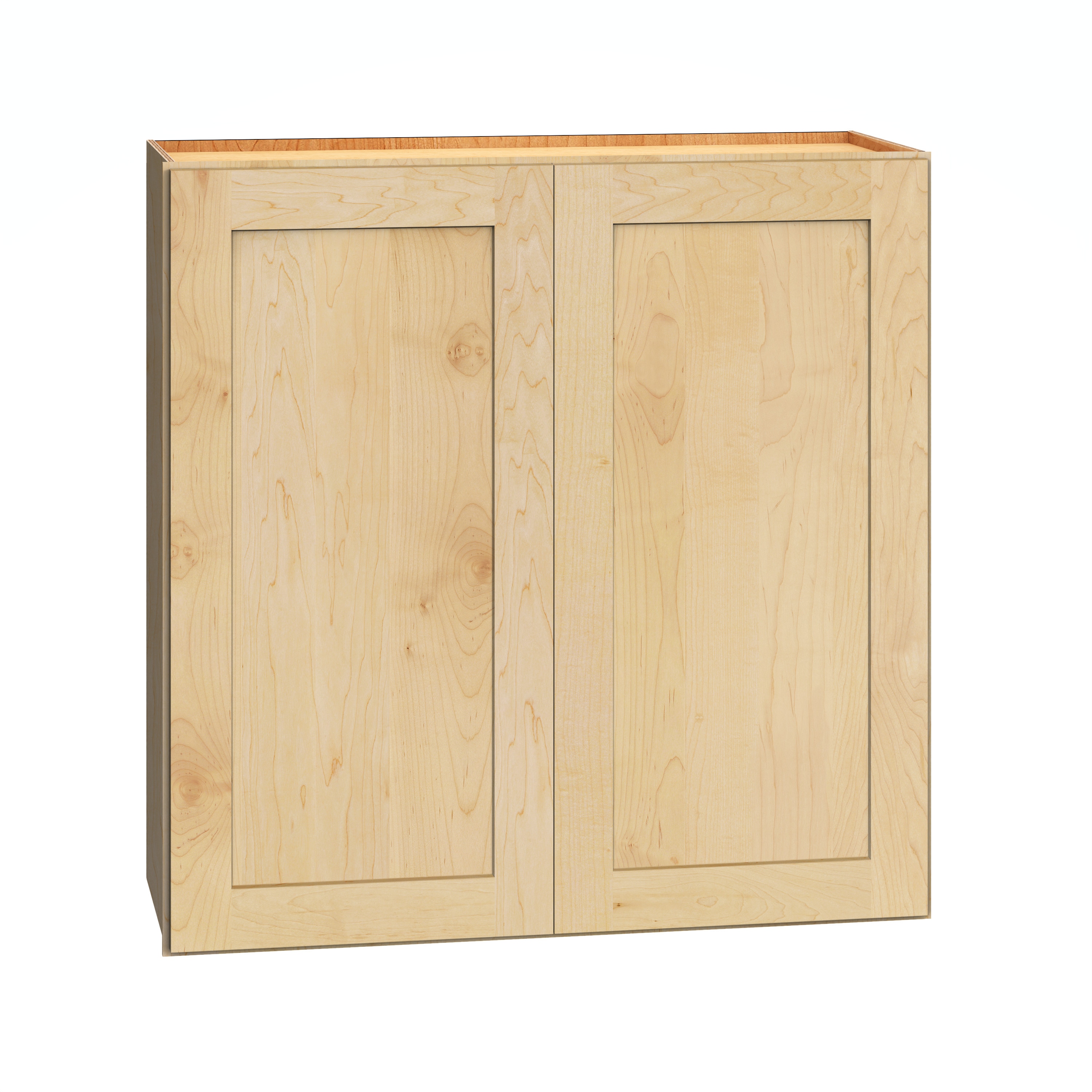 Diamond Express 62J-W3030 Jamestown 30-in W x 30-in H x 12-in D Natural Light Brown Wall Fully assembled Plywood Cabinet (Recessed Panel Shaker)
