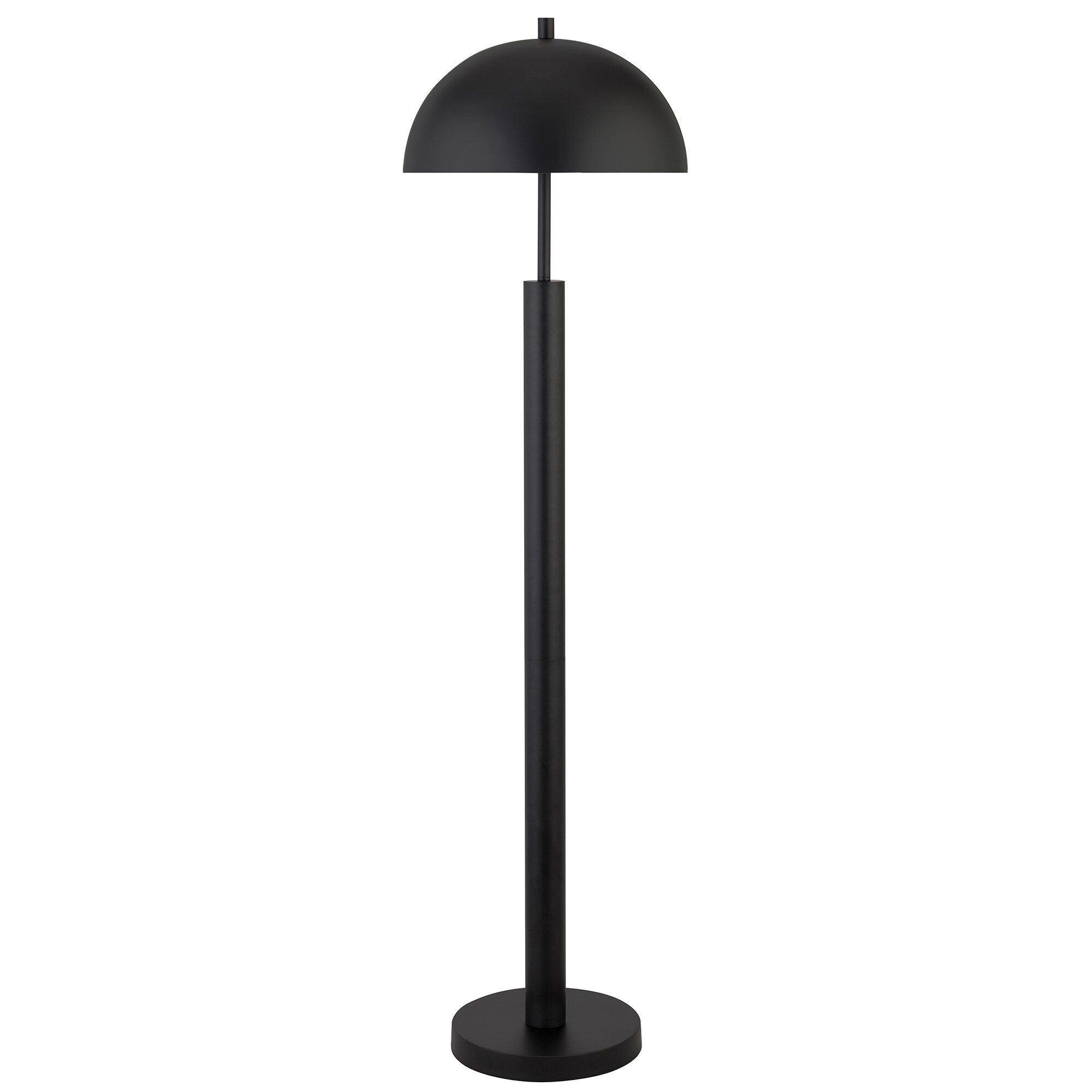 Hailey Home FL1766 York 58-in Blackened Bronze Standard Floor Lamp with Metal Shade