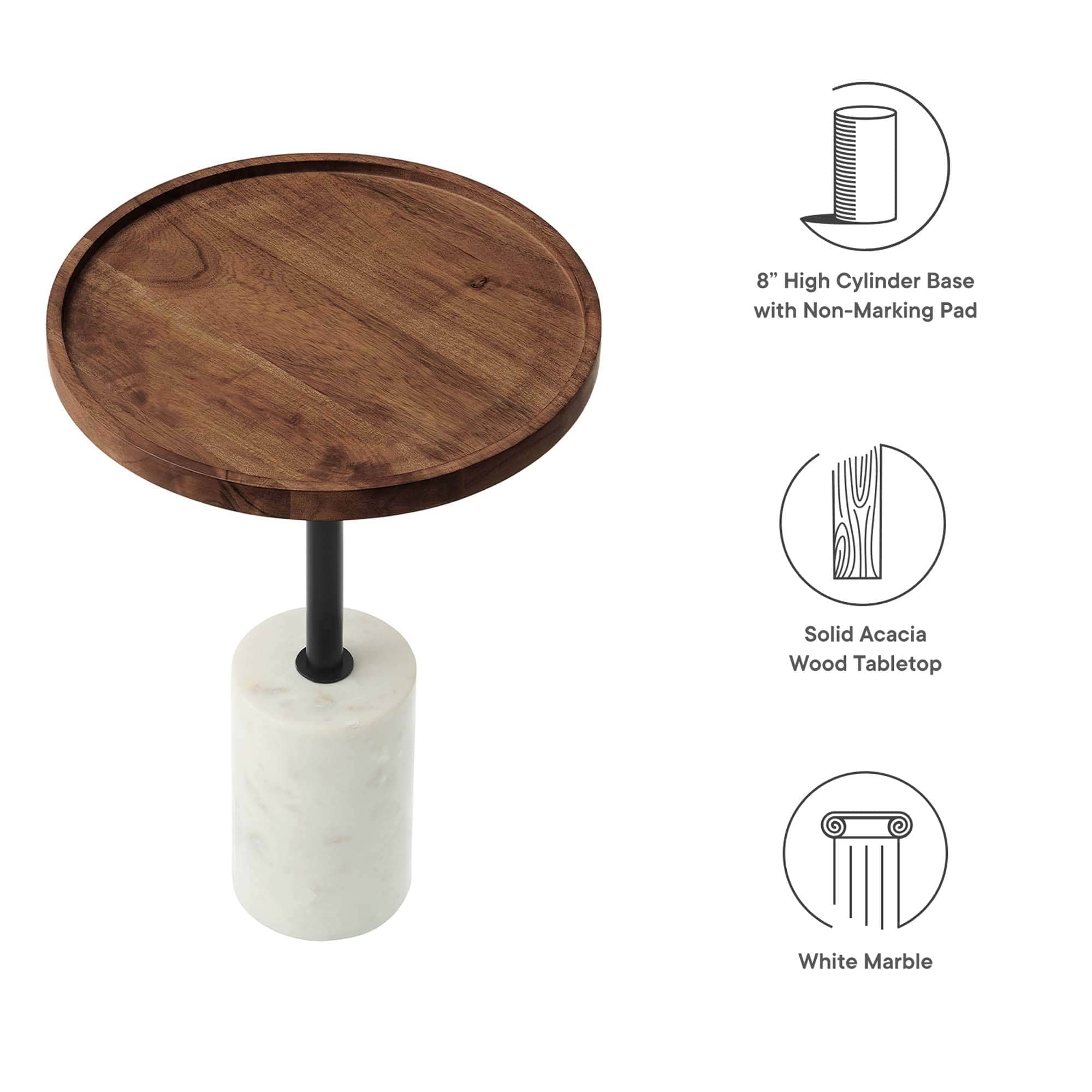Modway EEI-6607-WHI-LOC End-Tables - View #2