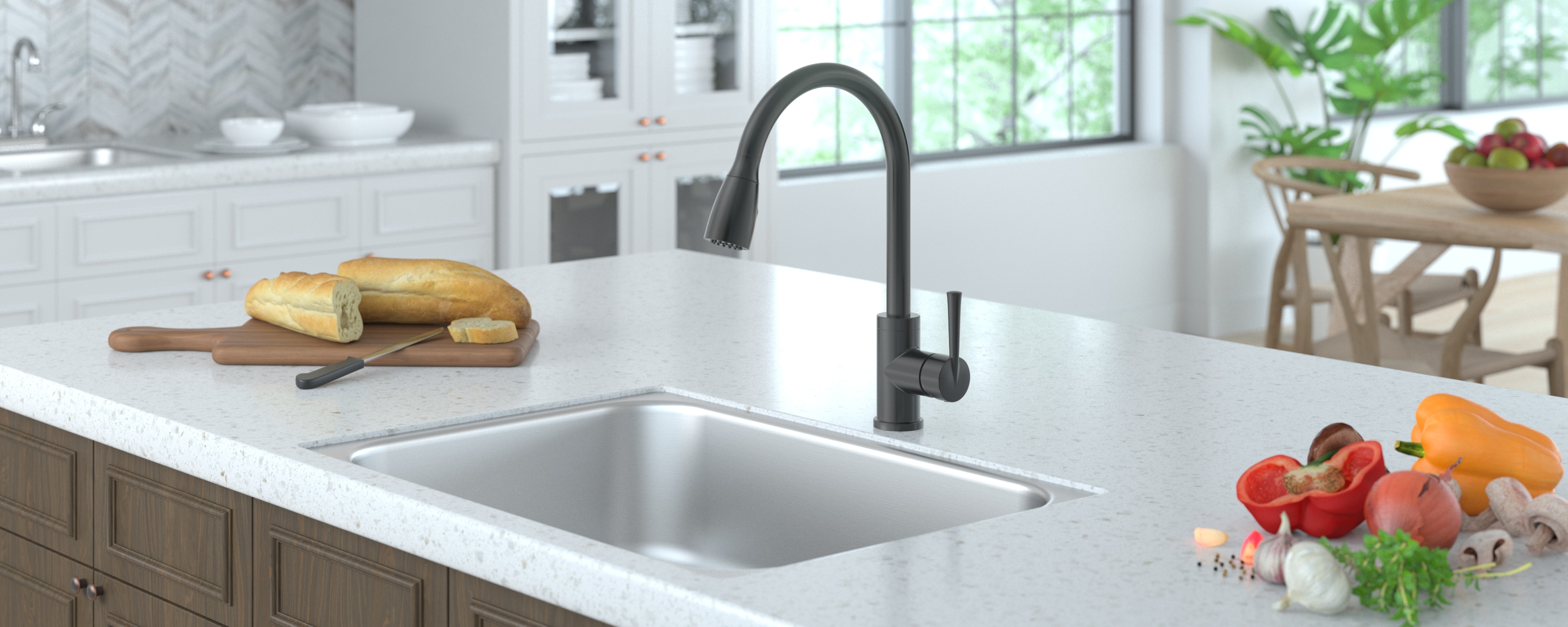 Project Source FP4AF260BL Kitchen-Faucets - View #5