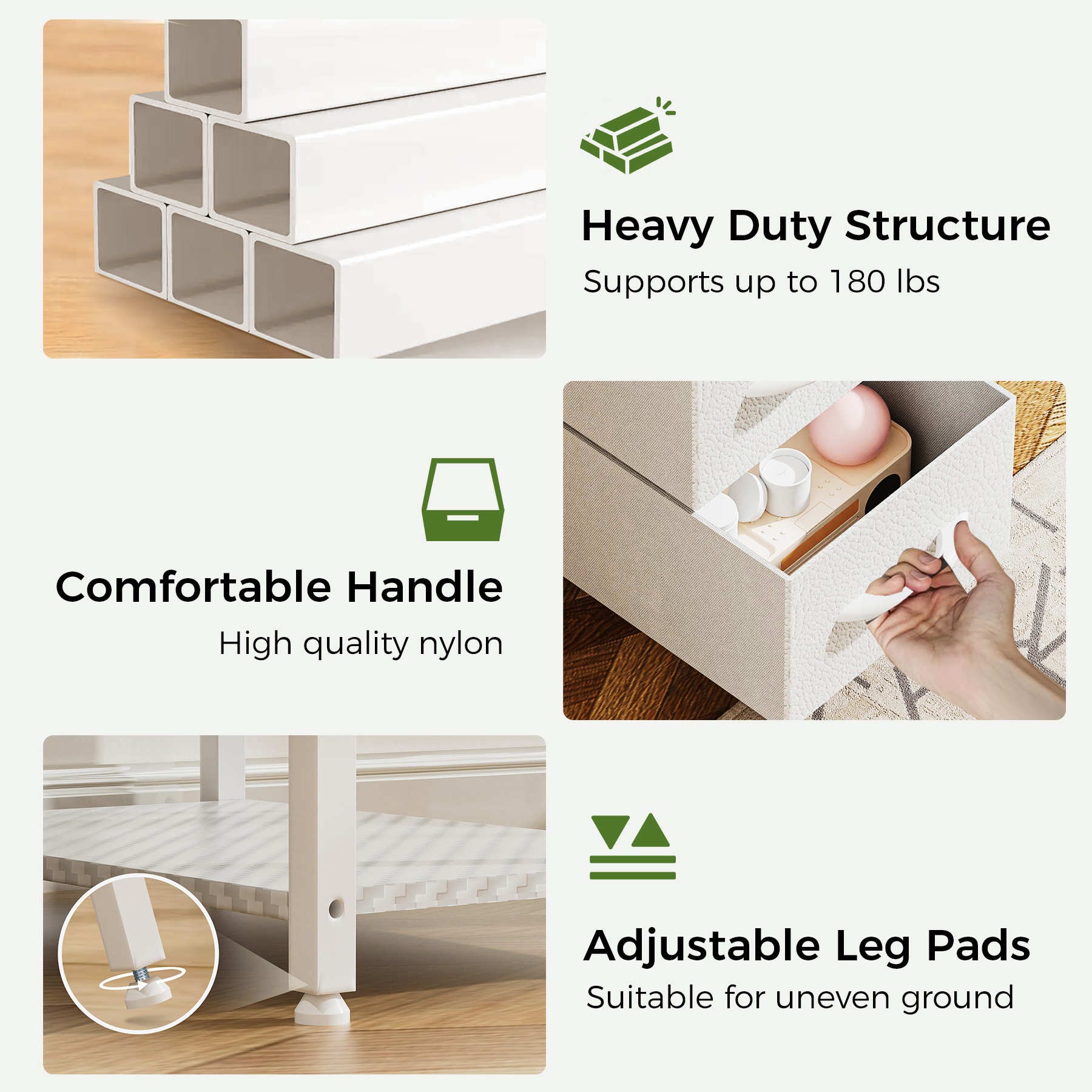 GTPLAYER LOWE'S-DH006-WHITE desks - View #5