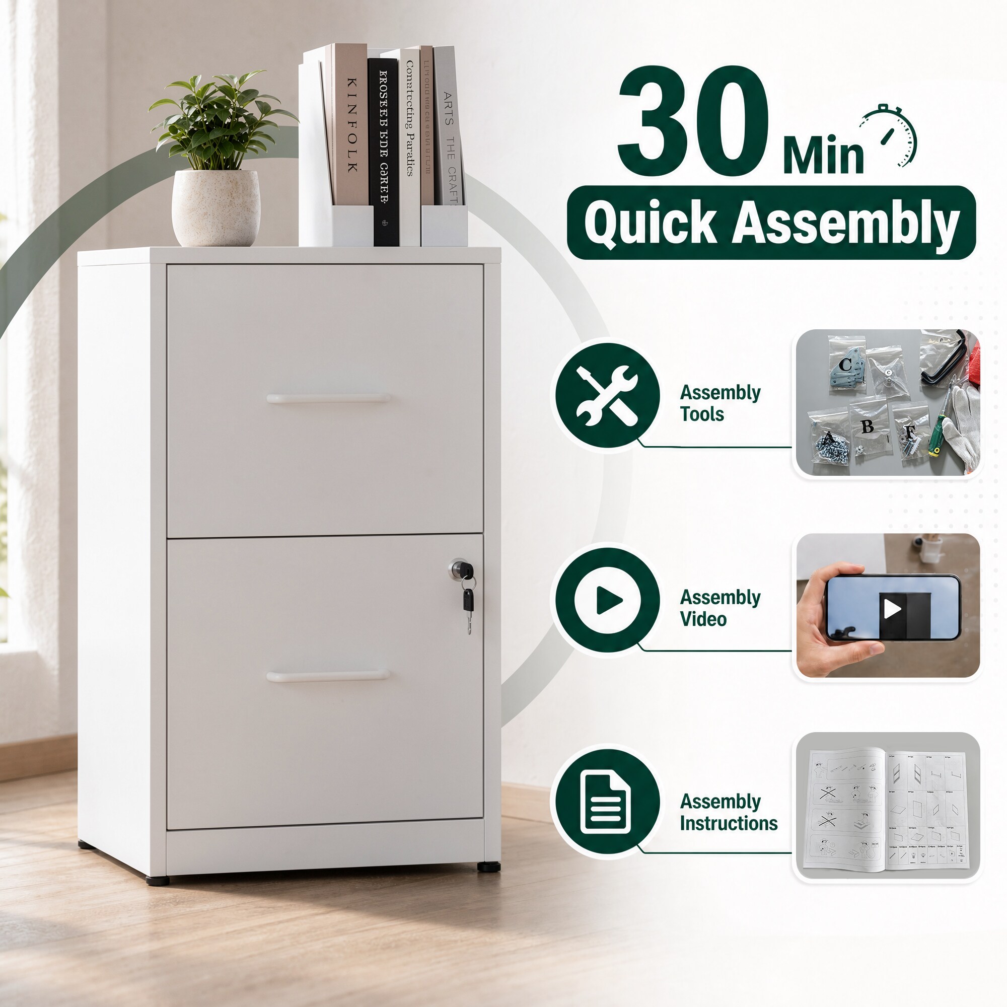 Kahomvis O5-QPT23-19 Storage-Cabinets - View #7