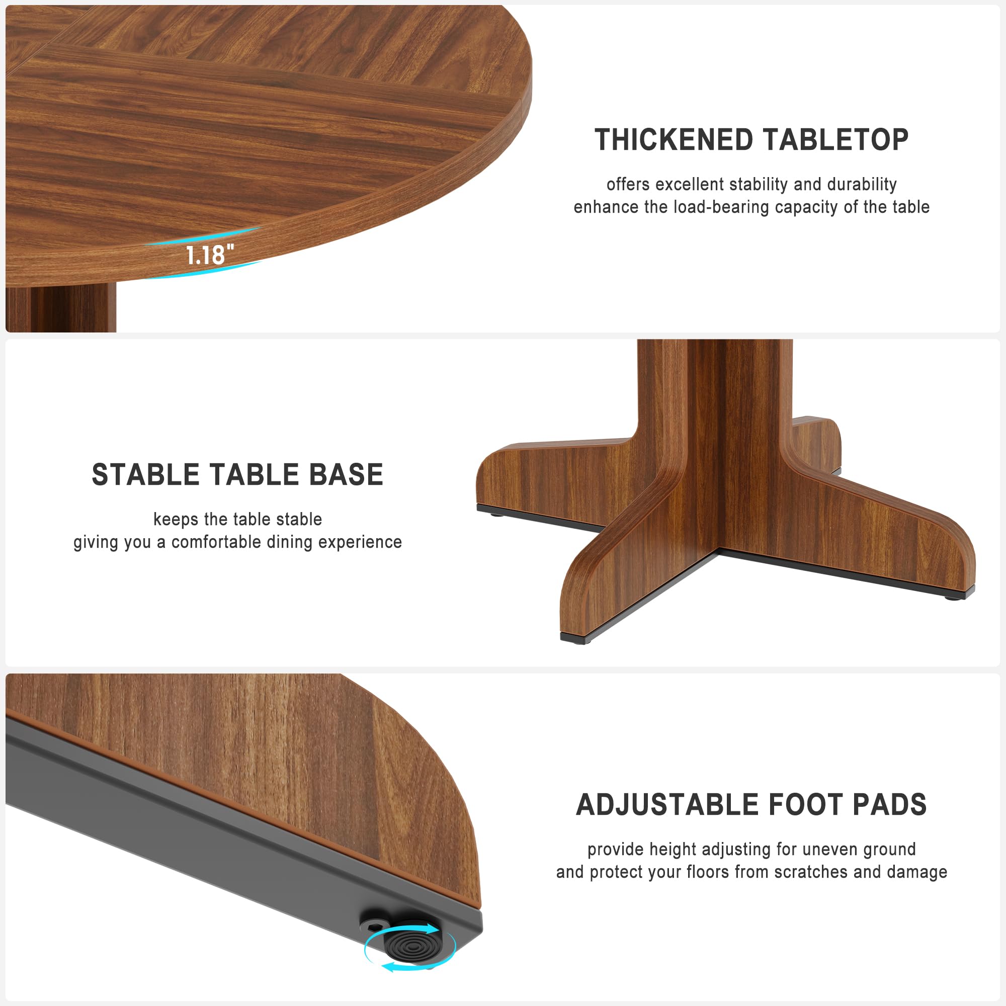 GarveeLife LSLX0330SB42 Dining-Tables - View #4