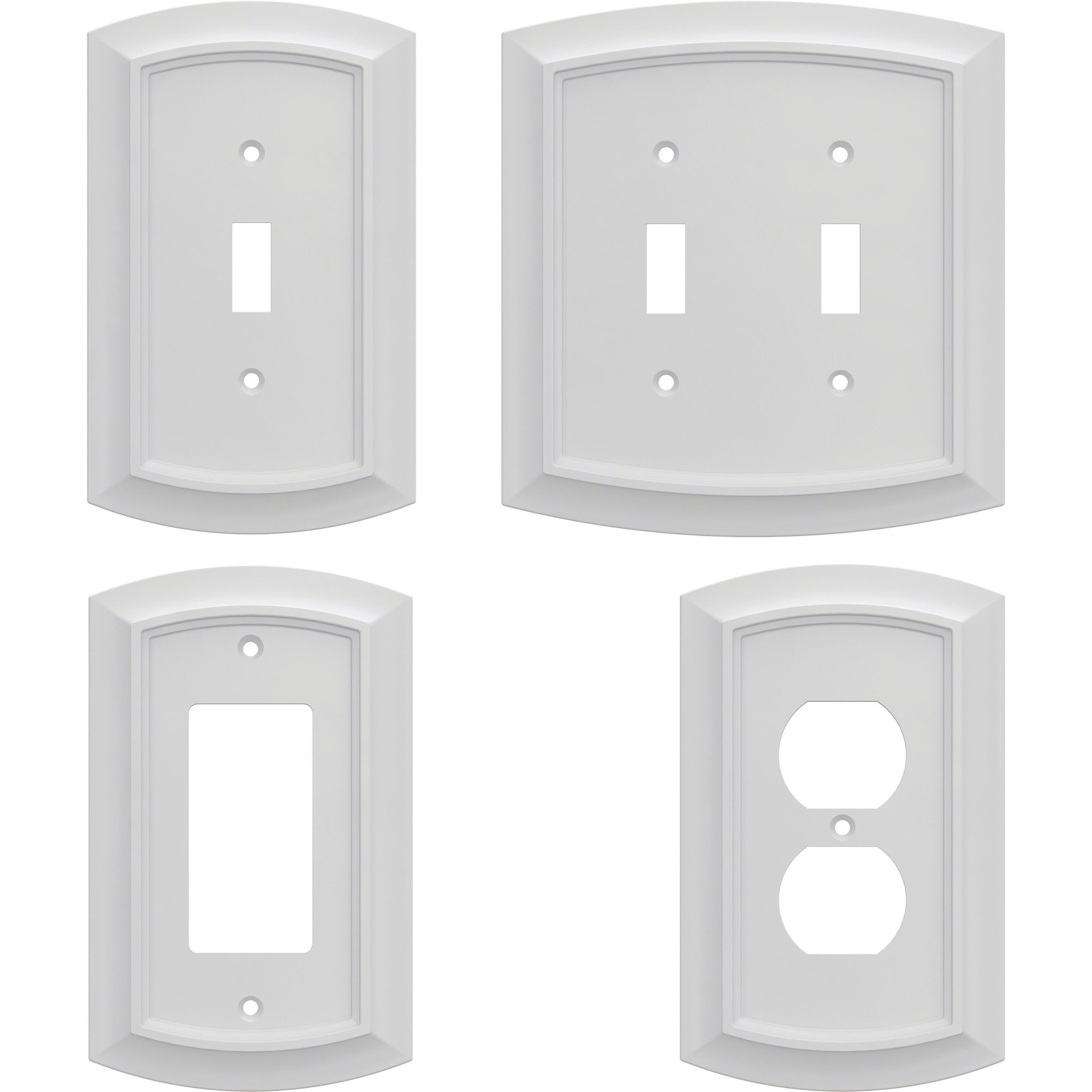 allen + roth W36439-PW-U Electrical-Wall-Plates - View #4