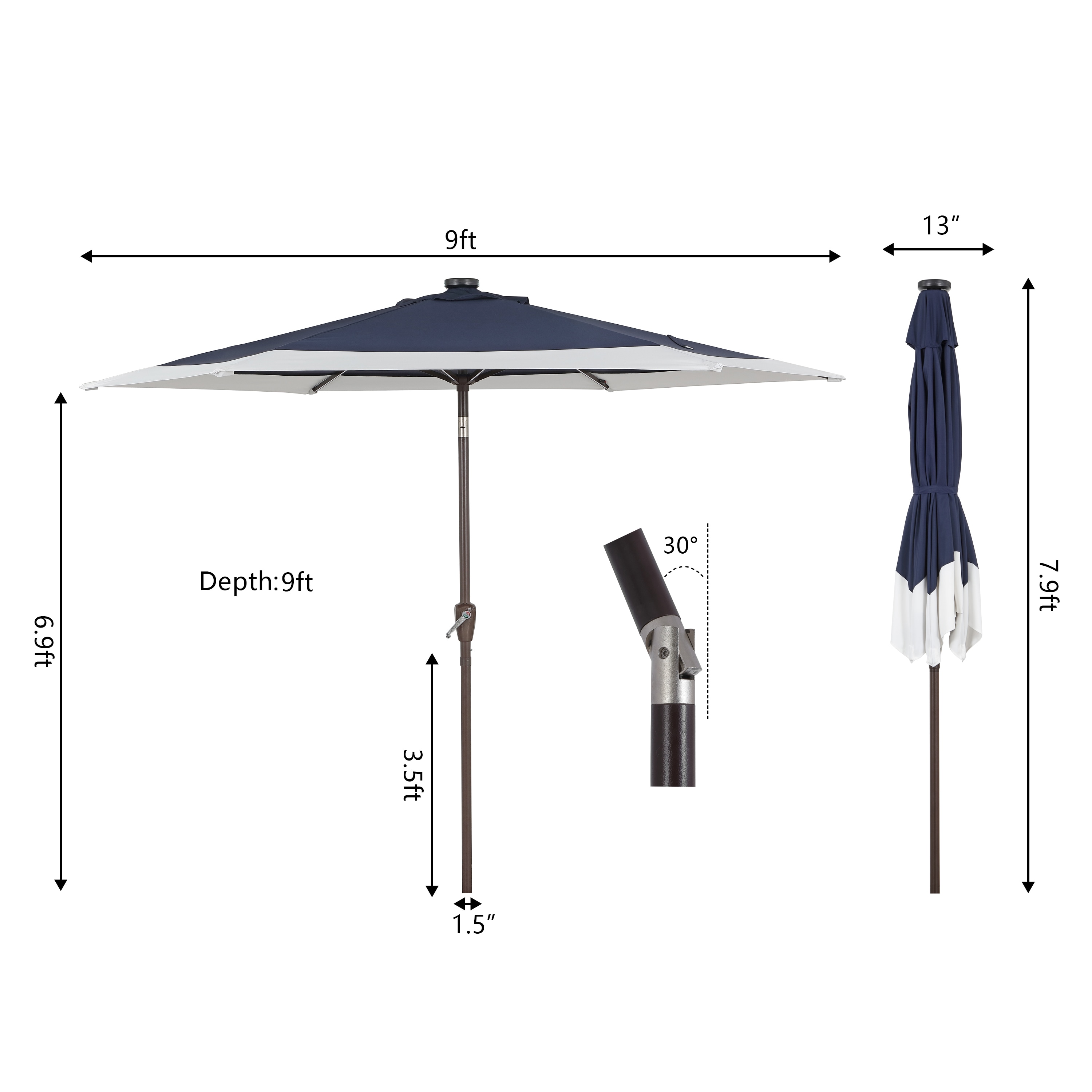 JONATHAN  Y UMB1100A Umbrellas-2 - View #12