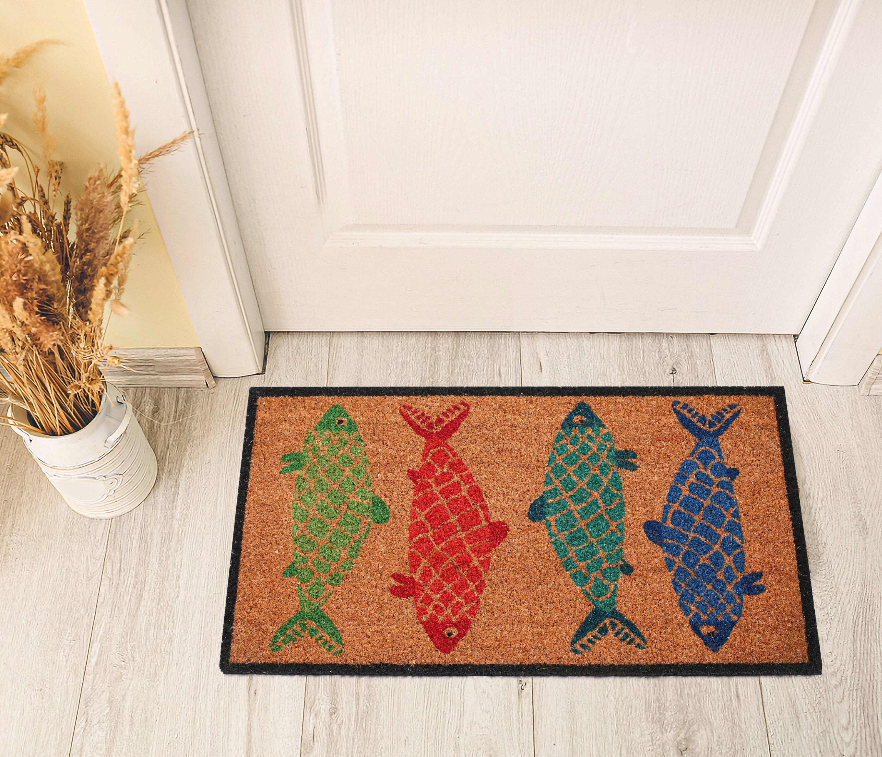 Coir Coco Loop Welcome Door Mat | Doormats Online 18 x 30 Inches / Maroon