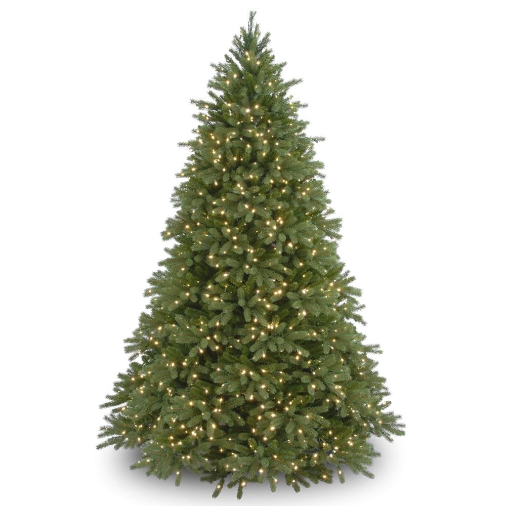 National Tree Company PEJF8-D14-75 7.5-ft Fraser fir Pre-lit Artificial Christmas Tree with Multicolor LED Lights