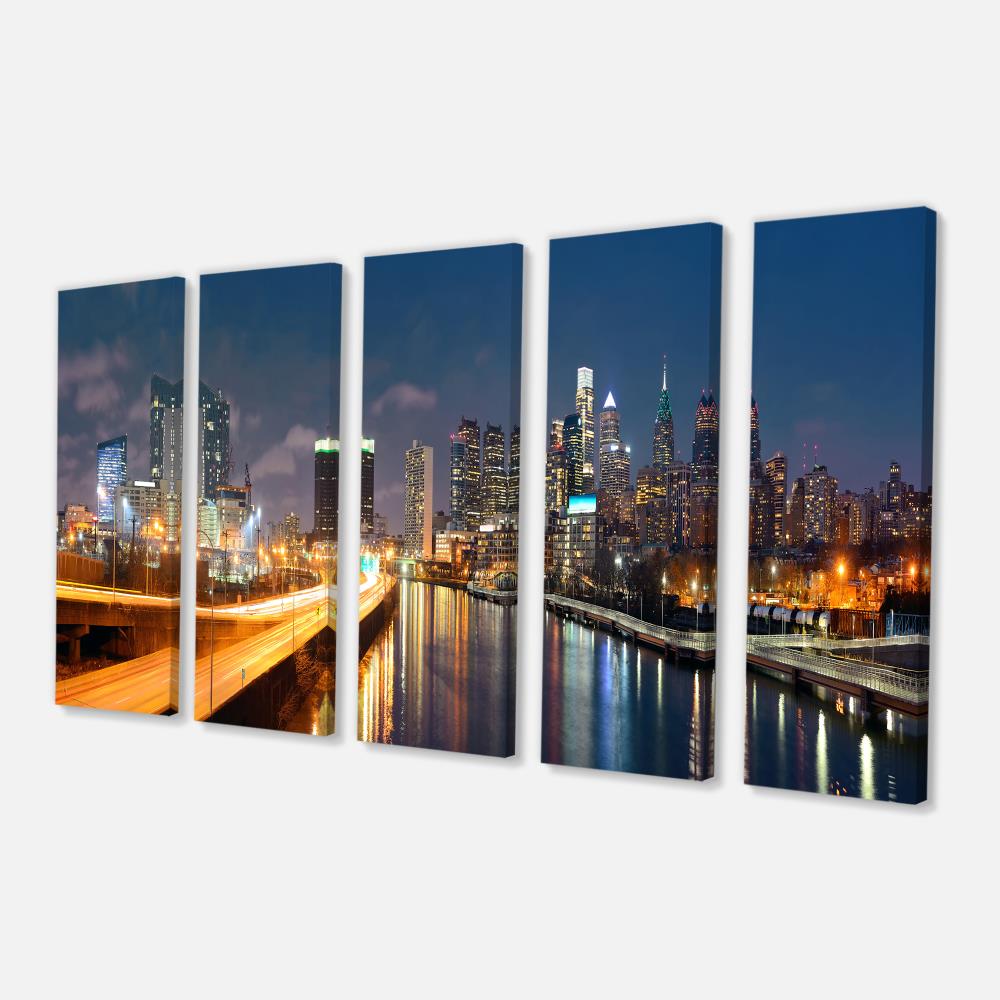 Designart 28-in H x 60-in W Landscape Print on Canvas in the Wall Art ...