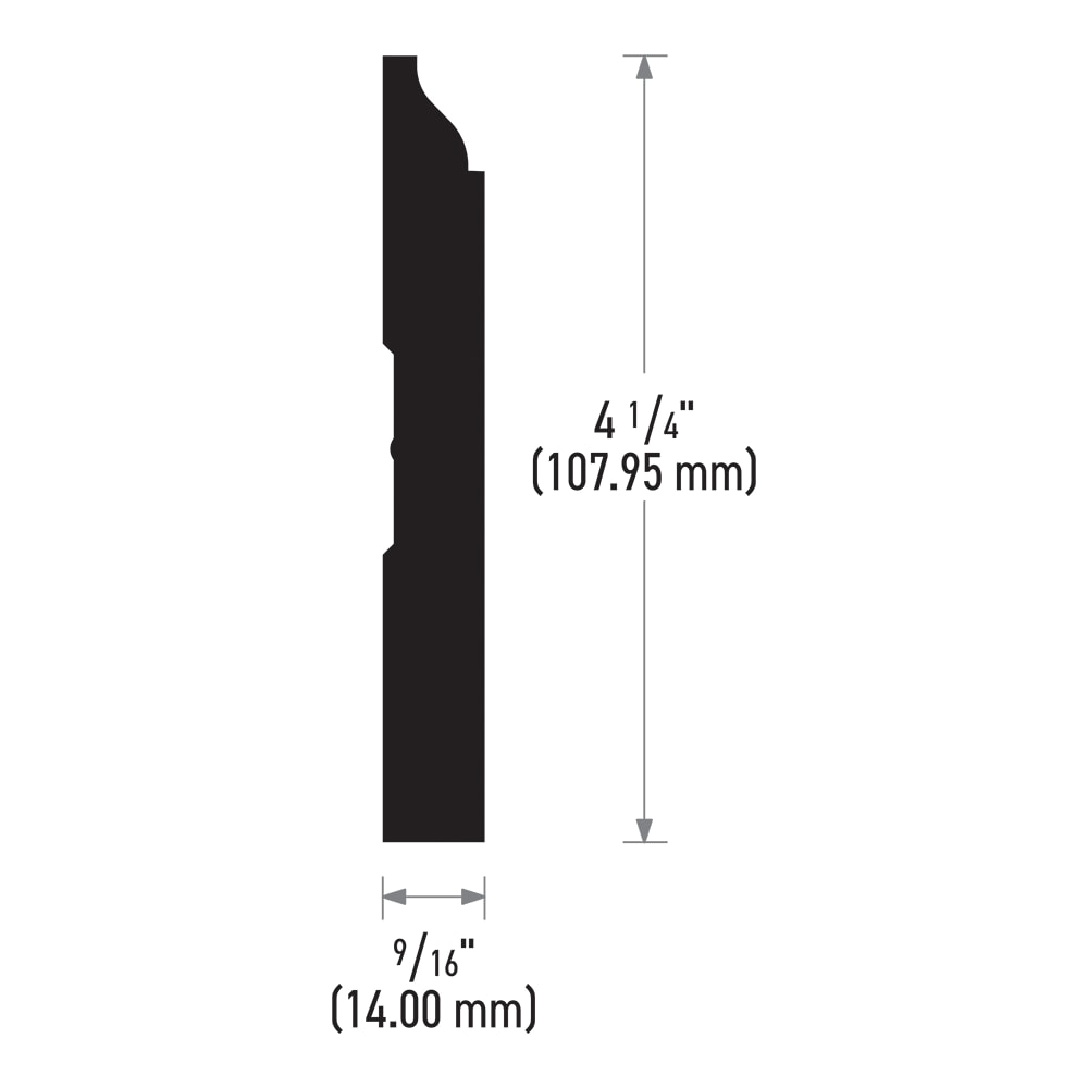 allen + roth 620-PFMDF12 Baseboard-Moulding - View #4