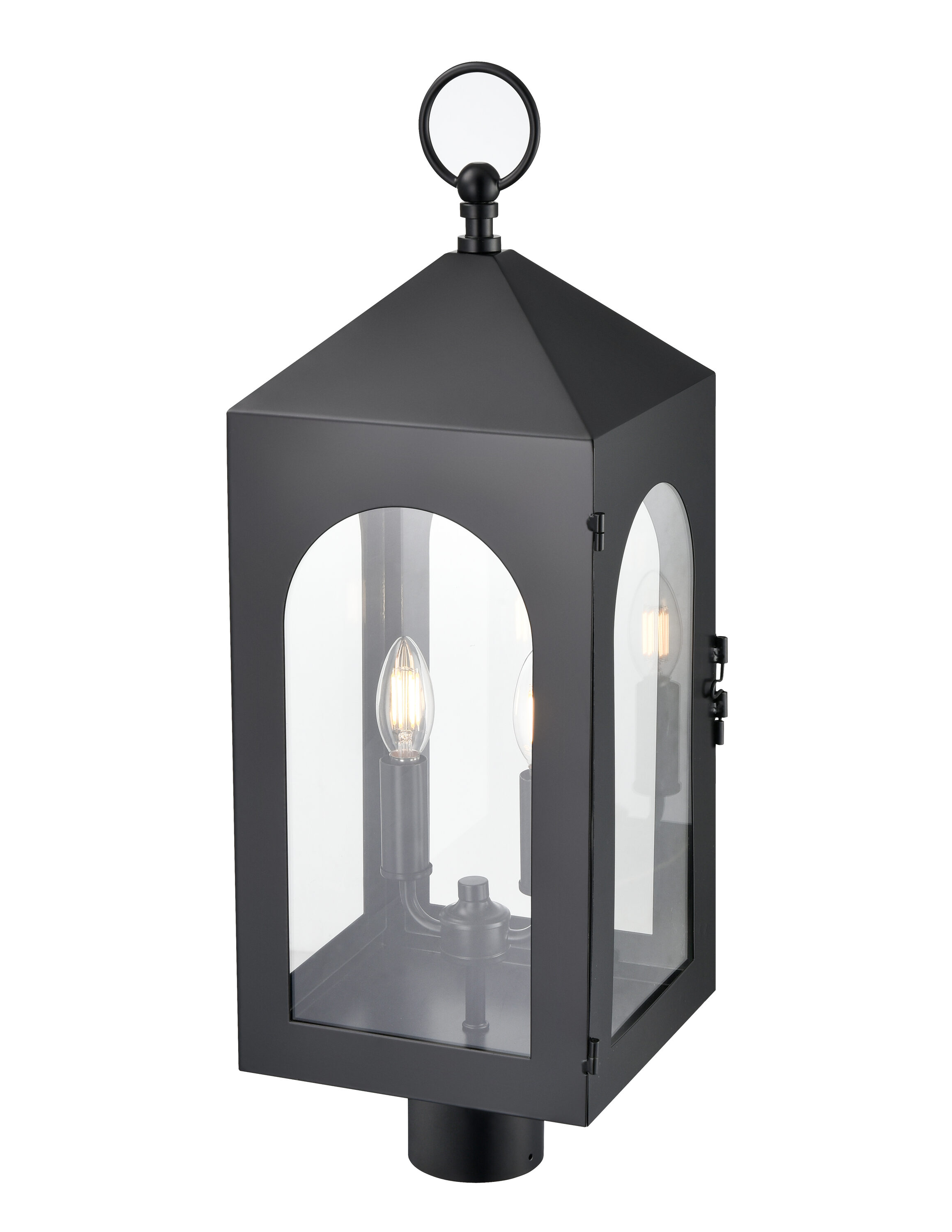 Millennium Lighting 7822-PBK Post-Lights - View #3