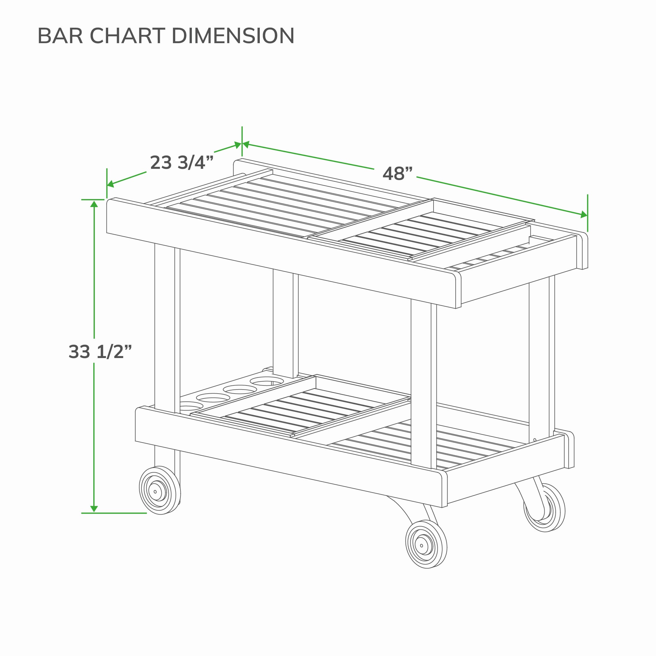 Cambridge Casual 300240-TW-XX-XX-XX Outdoor-Carts - View #15