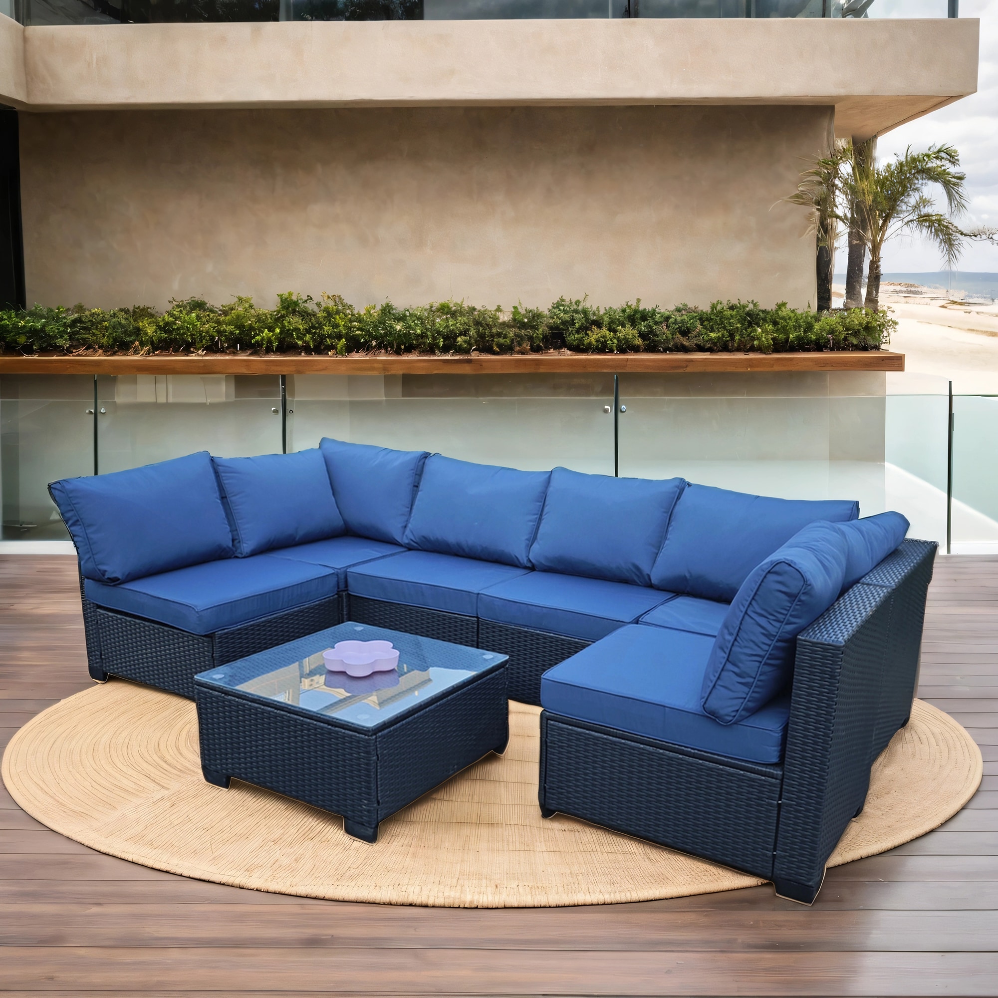 SINOFURN SYA010491GY Patio-Sofas-Daybeds - View #4