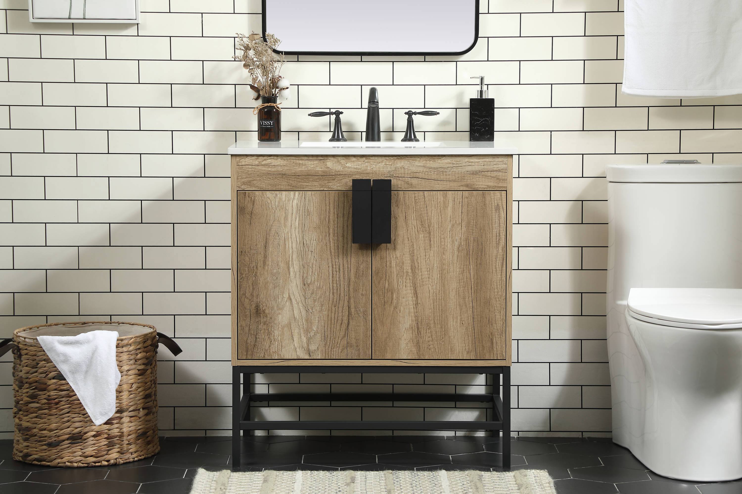 Elegant Decor HF146490NT Bath-Vanity-Combo - View #2