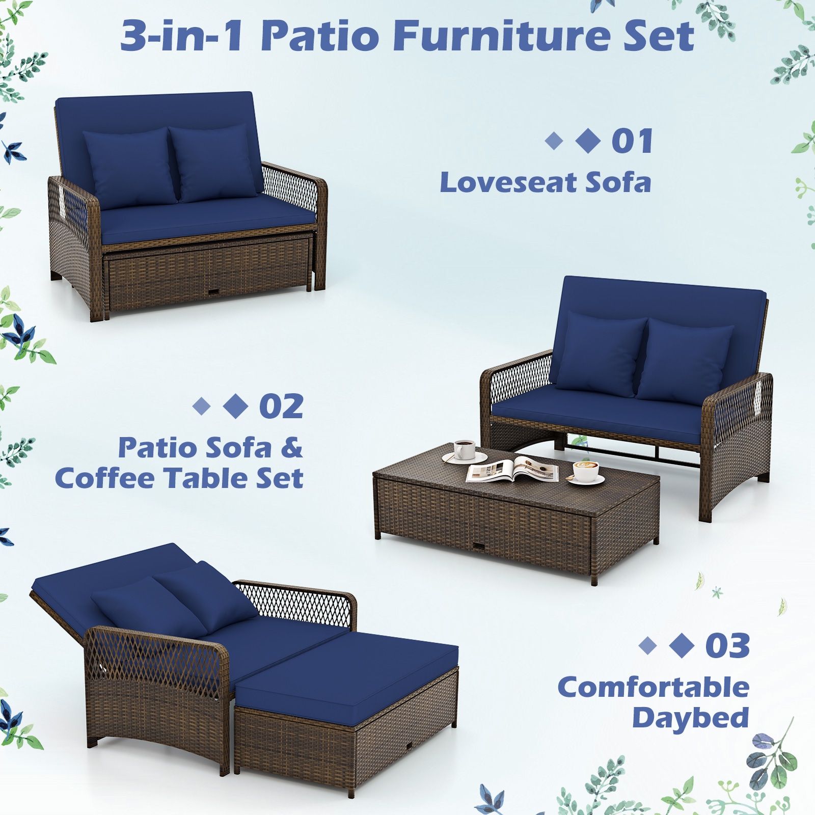 LIVIZA OUJ72823NY Patio-Sofas-Daybeds - View #2