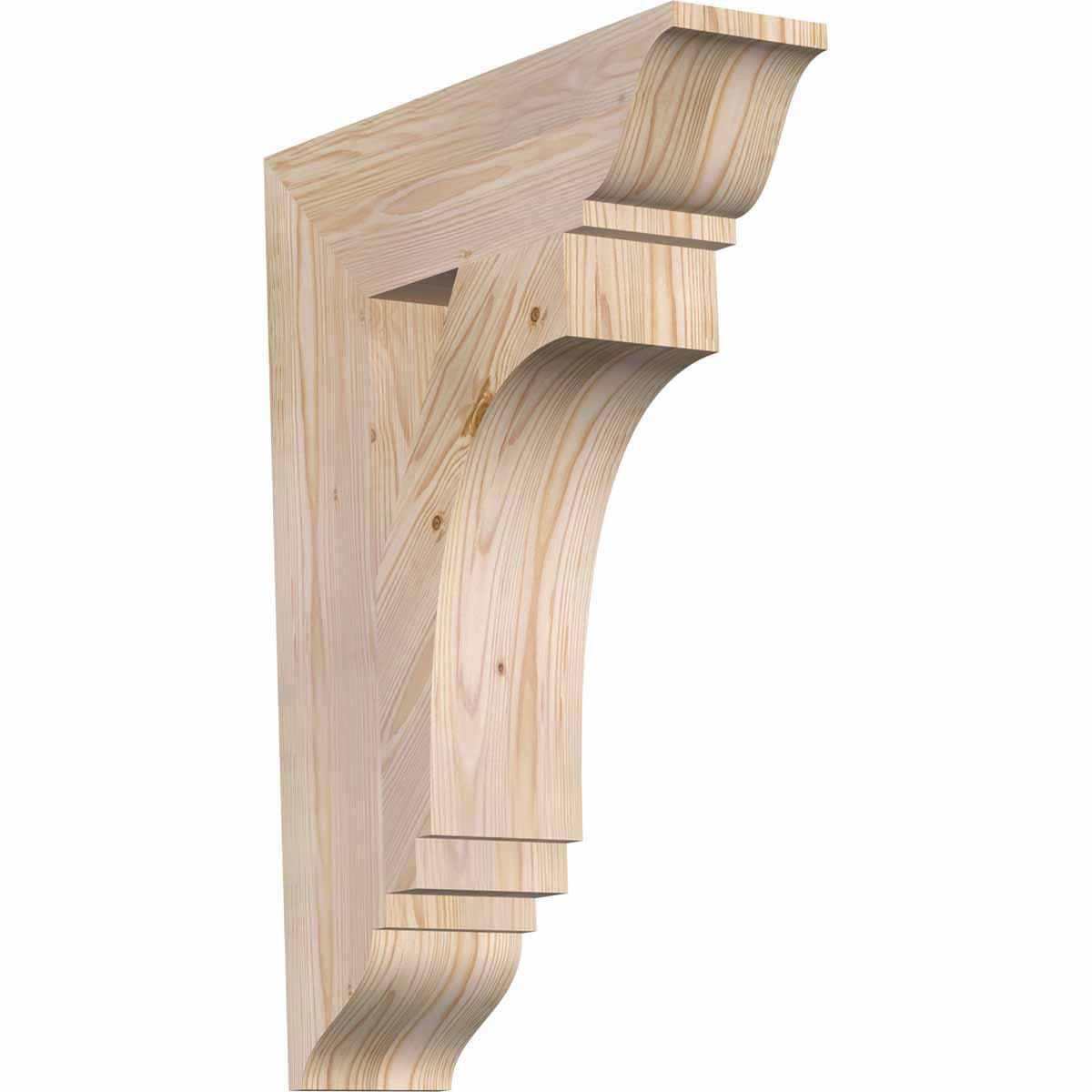 Ekena Millwork BKT06X22X30IMP01SDF Imperial traditional smooth 5-1/2-in x 22-in x 30-in Douglas fir Brown Wood Standard bracket