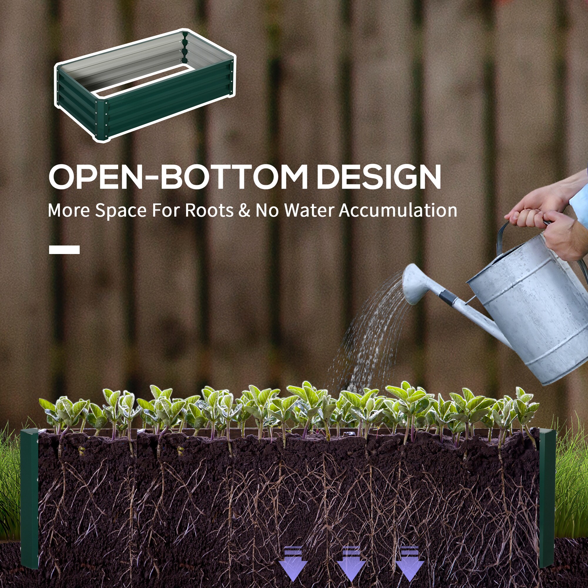 Outsunny 845-039V02GN Raised-Garden-Beds - View #5