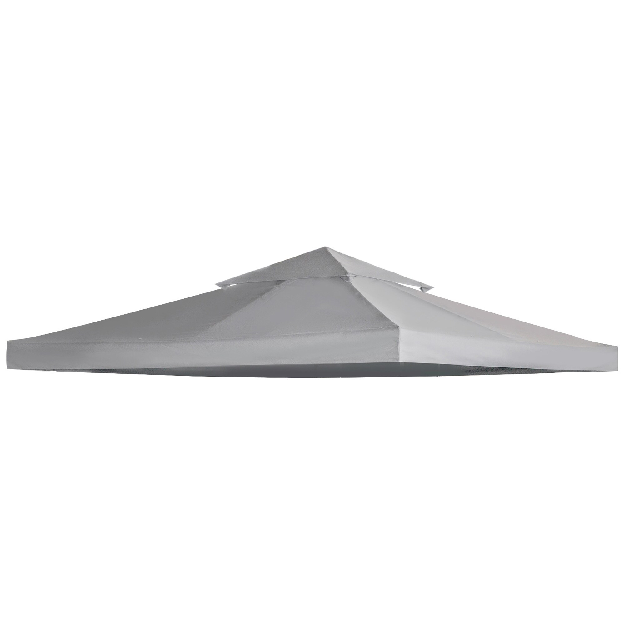 Siavonce - 10-ft x 10-ft Gray Gazebo replacement canopy top