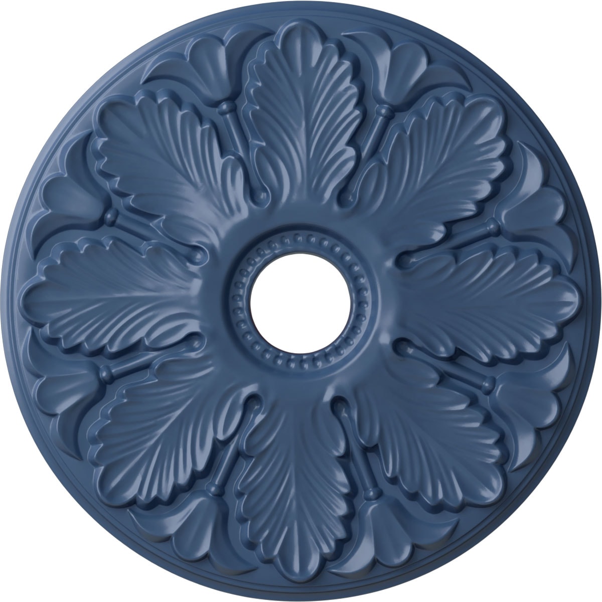 Ekena Millwork CM24MIAMF Milan 24.5-in W x 24.5-in L Painted Americana Polyurethane Split Ceiling Medallion