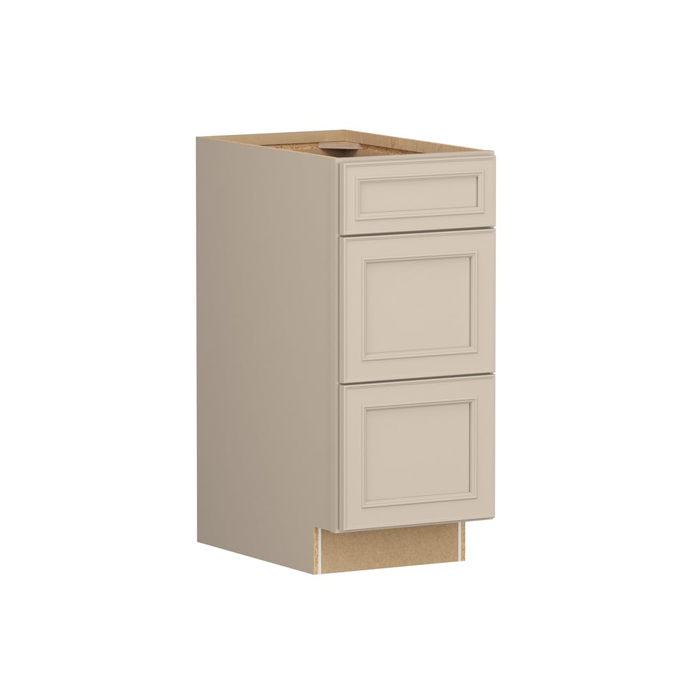 Shenandoah Irvington 18-in W x 34.5-in H x 24-in D Oat Painted Drawer Base Fully Assembled Cabinet Recessed Panel Miter