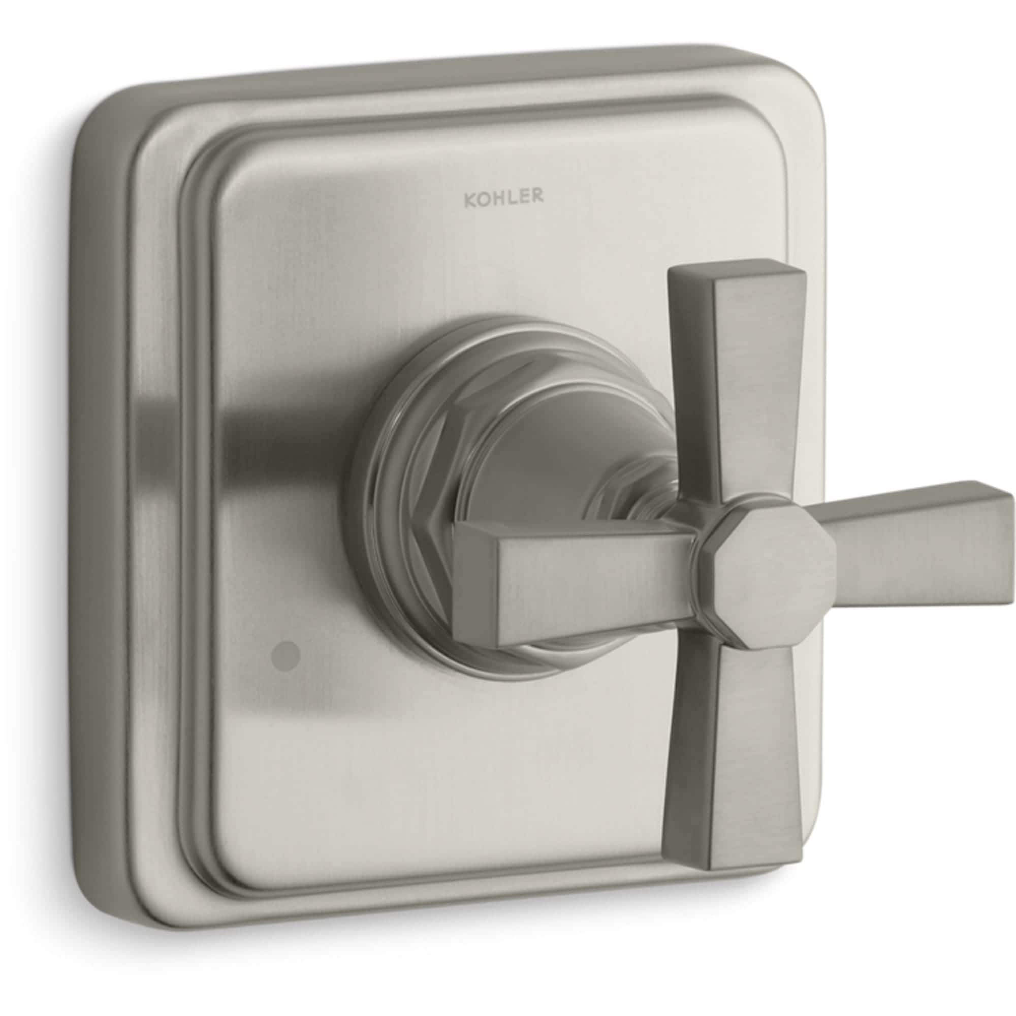 KOHLER T13175-3A-BN Vibrant Brushed Nickel Cross Shower Faucet Handle