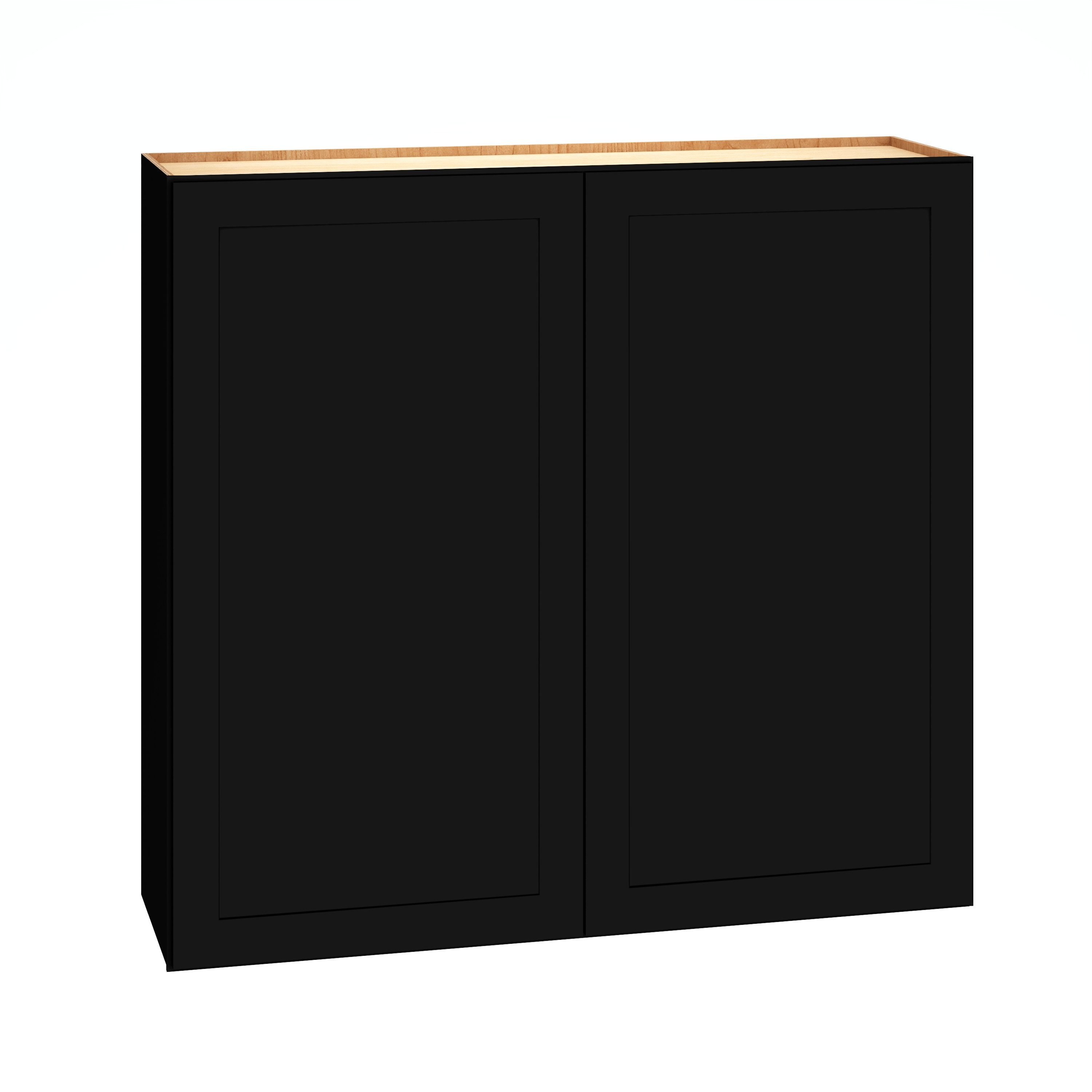 Diamond Express 61I-W4239 Jamestown 42-in W x 39-in H x 12-in D Black Wall Fully assembled Plywood Cabinet (Recessed Panel Shaker)