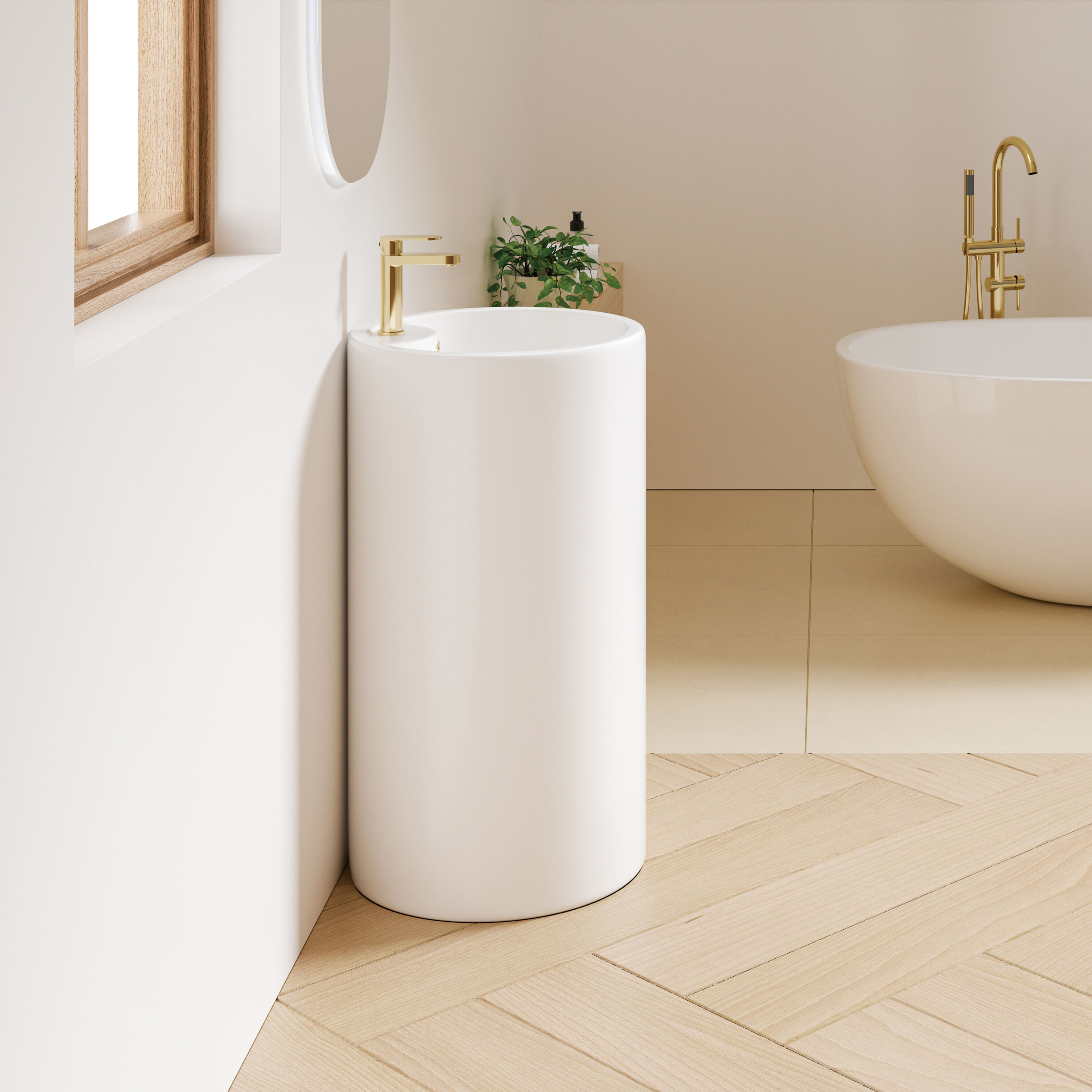 Eridanus ERI-PB-401 Complete-Pedestal-Lavatories - View #8