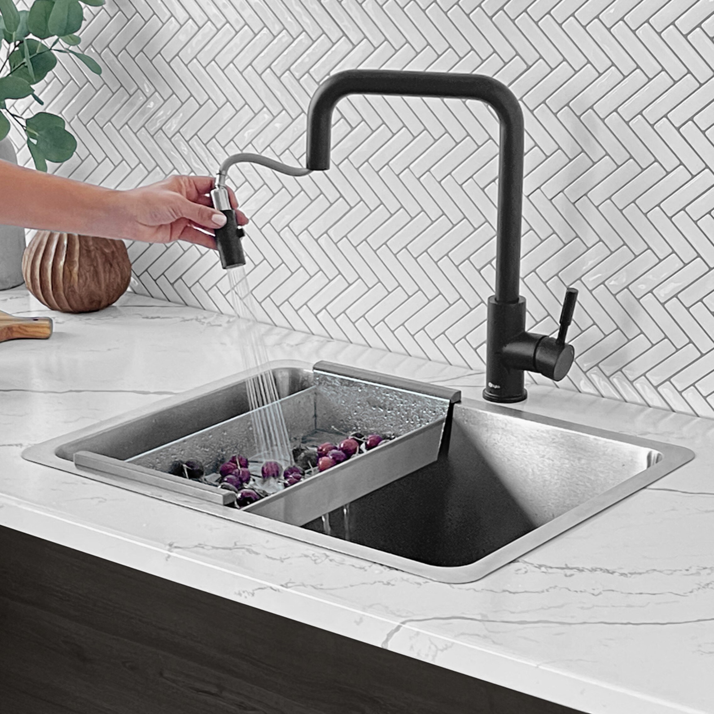 Stylish S-408T1 Kitchen-Sinks - View #15