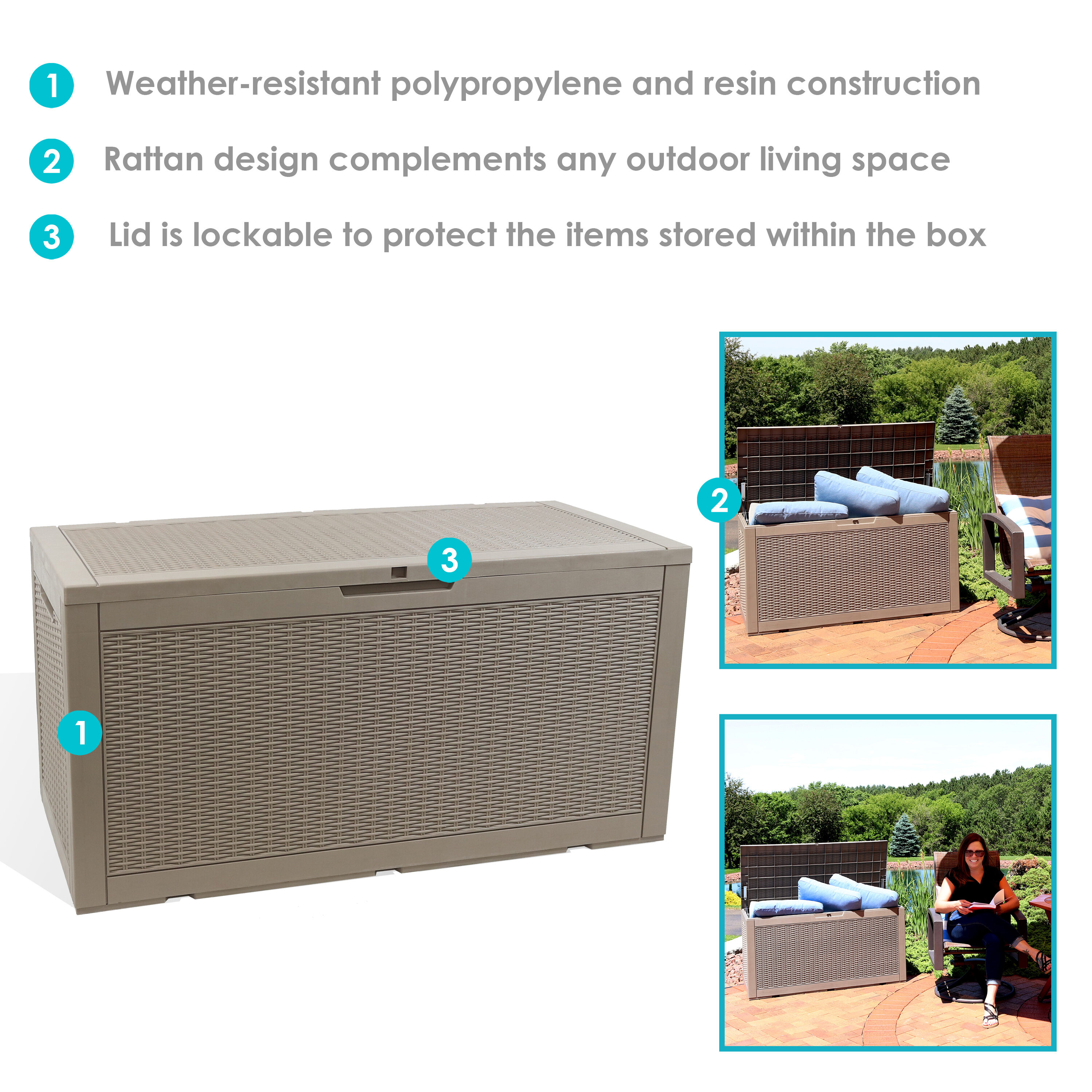 Sunnydaze Decor TST-972 Deck-Boxes - View #3