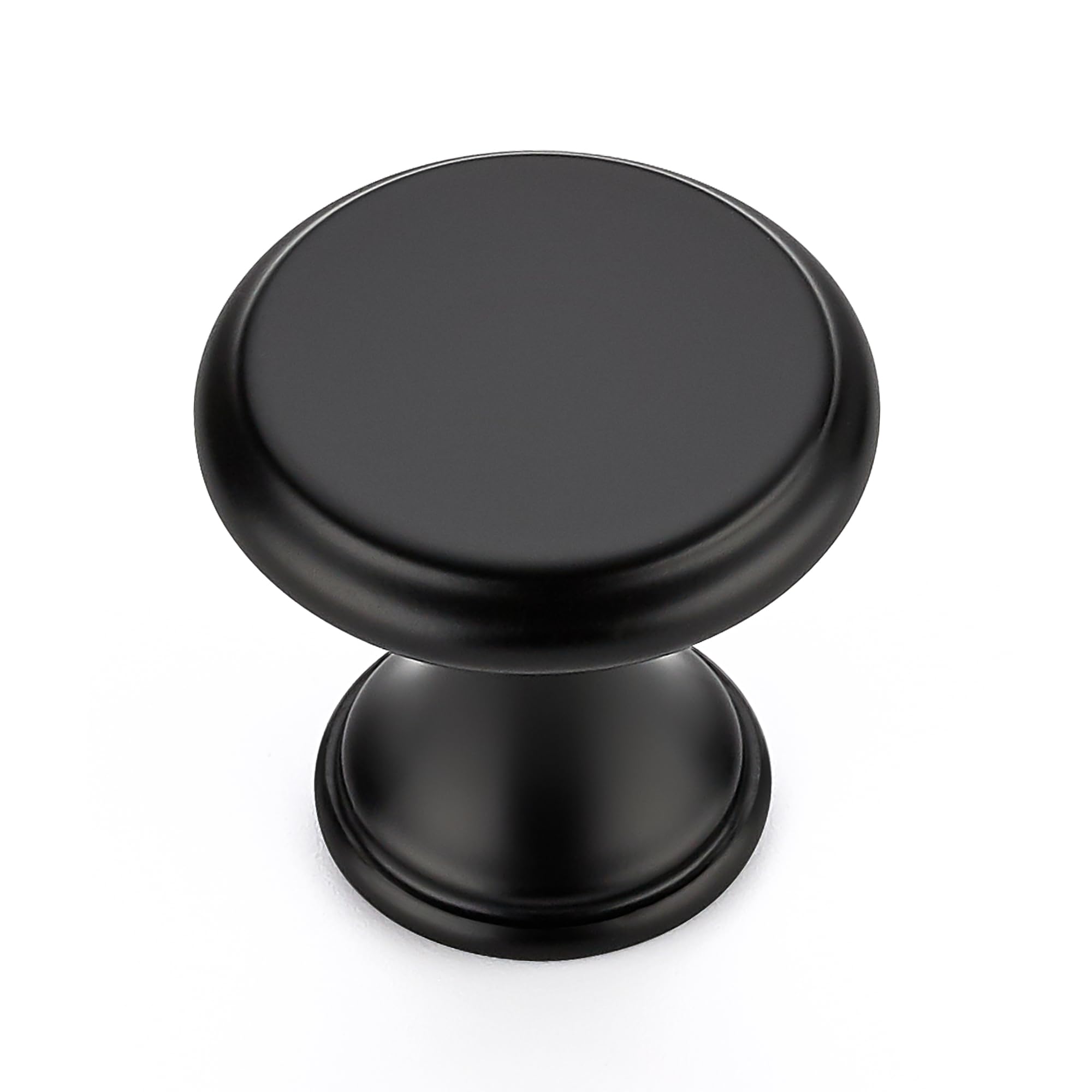 SenQWFa 30 Pack Matte Black Kitchen Cabinet Knobs Solid Black Pulls Zinc Handles Simple Drawer Hardware for Cupboard Drawer Knobs #LDC0810Q145