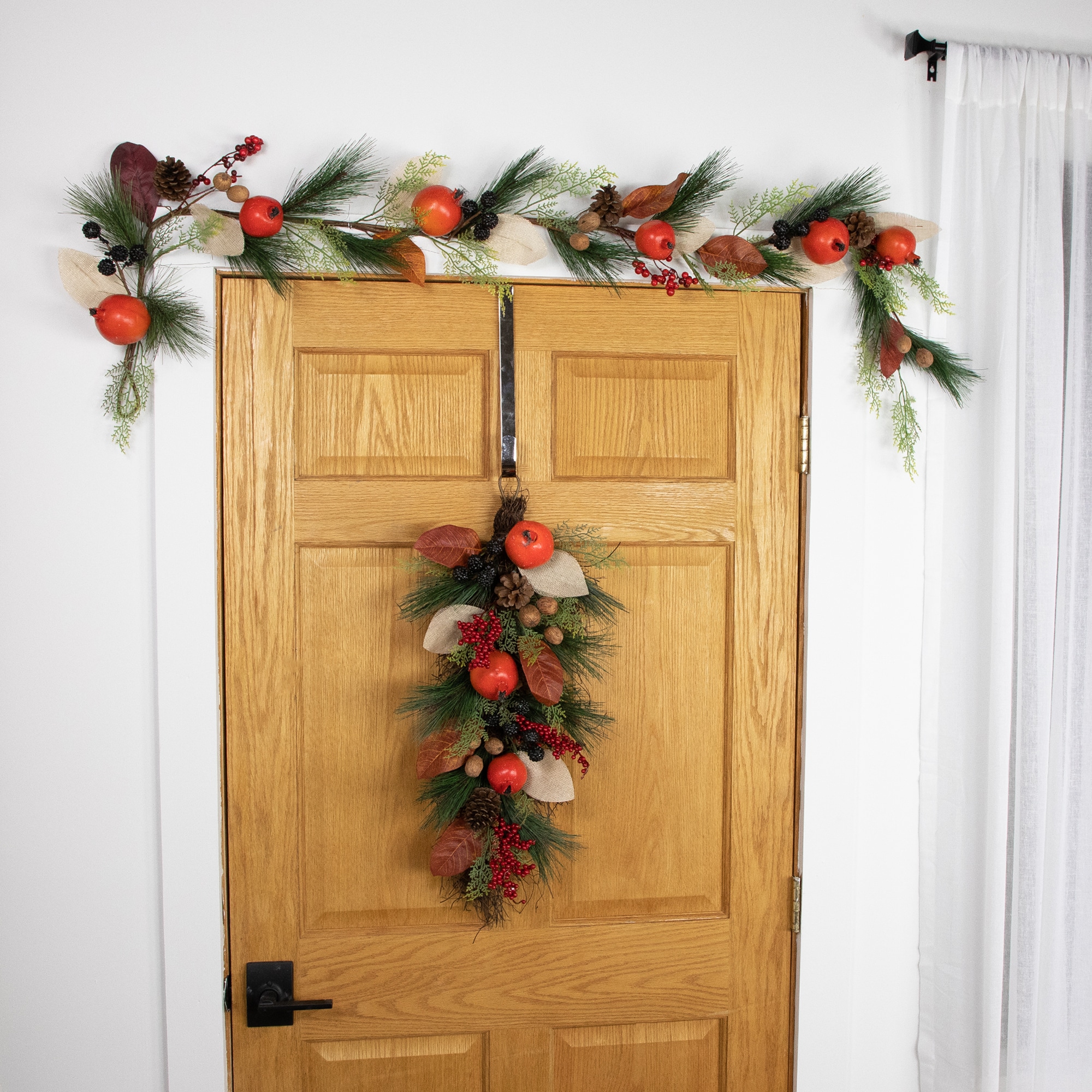 Northlight 31736614 Artificial-Thanksgiving-Wreaths - View #3