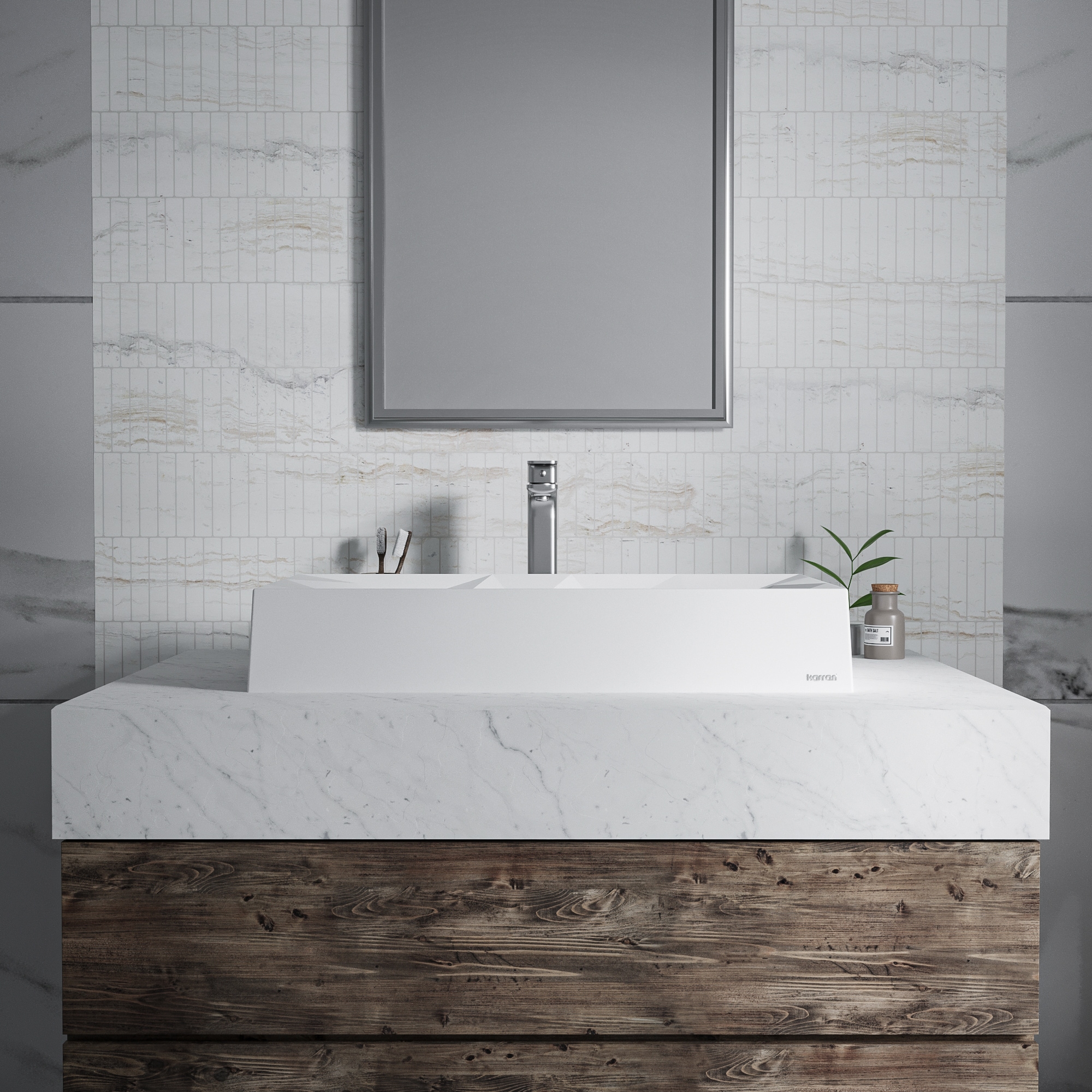 Karran SQS400WH Bath-Sink - View #9
