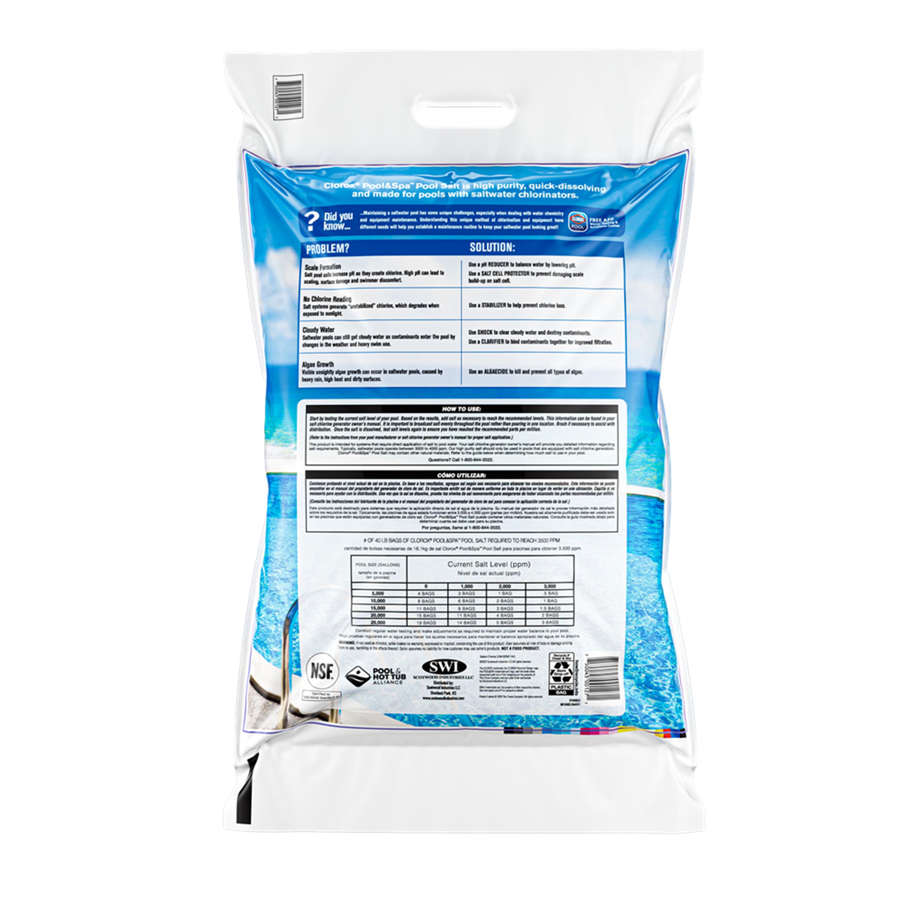 Clorox Pool&Spa 40B-CLXPOOL-49 Pool-Salt - View #3