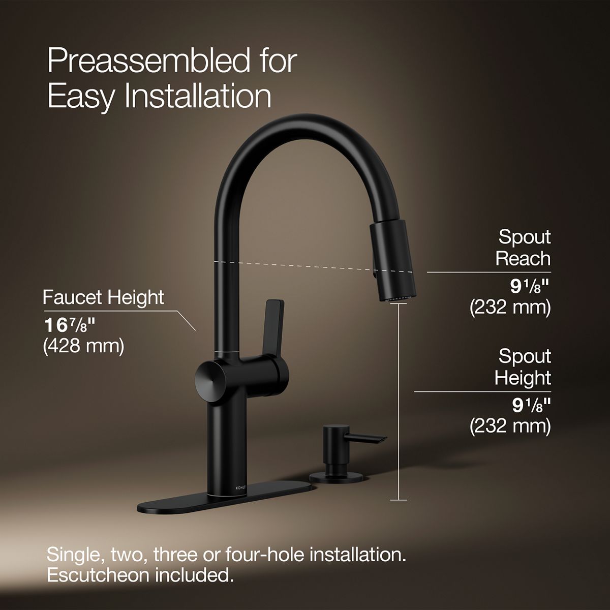 KOHLER K-R22940-SD-BL Kitchen-Faucets - View #3