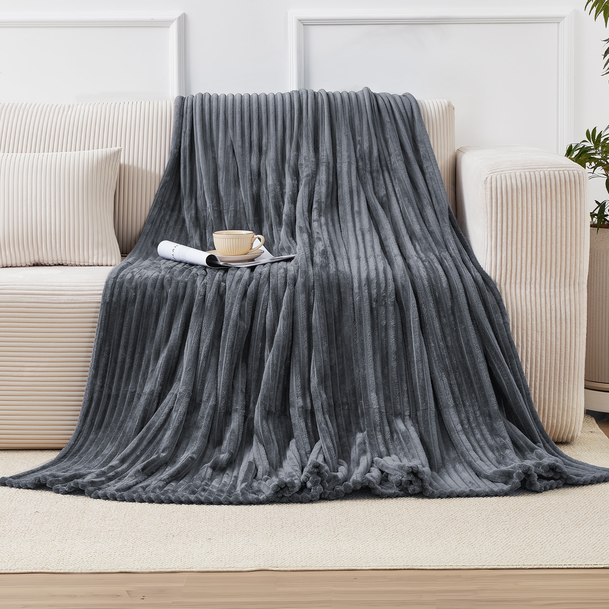 JEAREY JE-CTGT-GY-Q Blankets-And-Throws - View #8