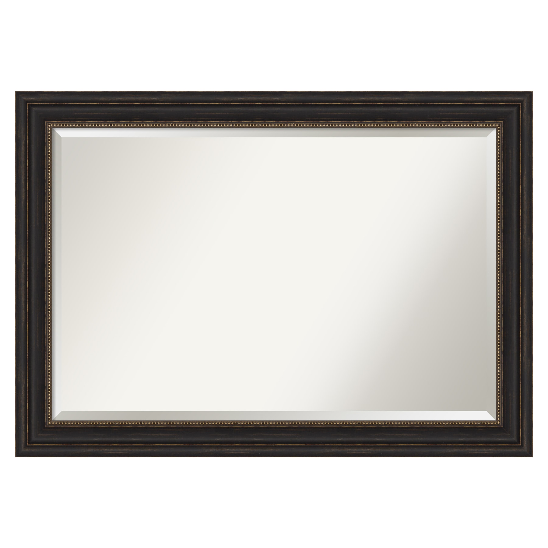 Amanti Art Accent Bronze Frame 41-in W x 29-in H Burnished Bronze Rectangular Bathroom Vanity Mirror