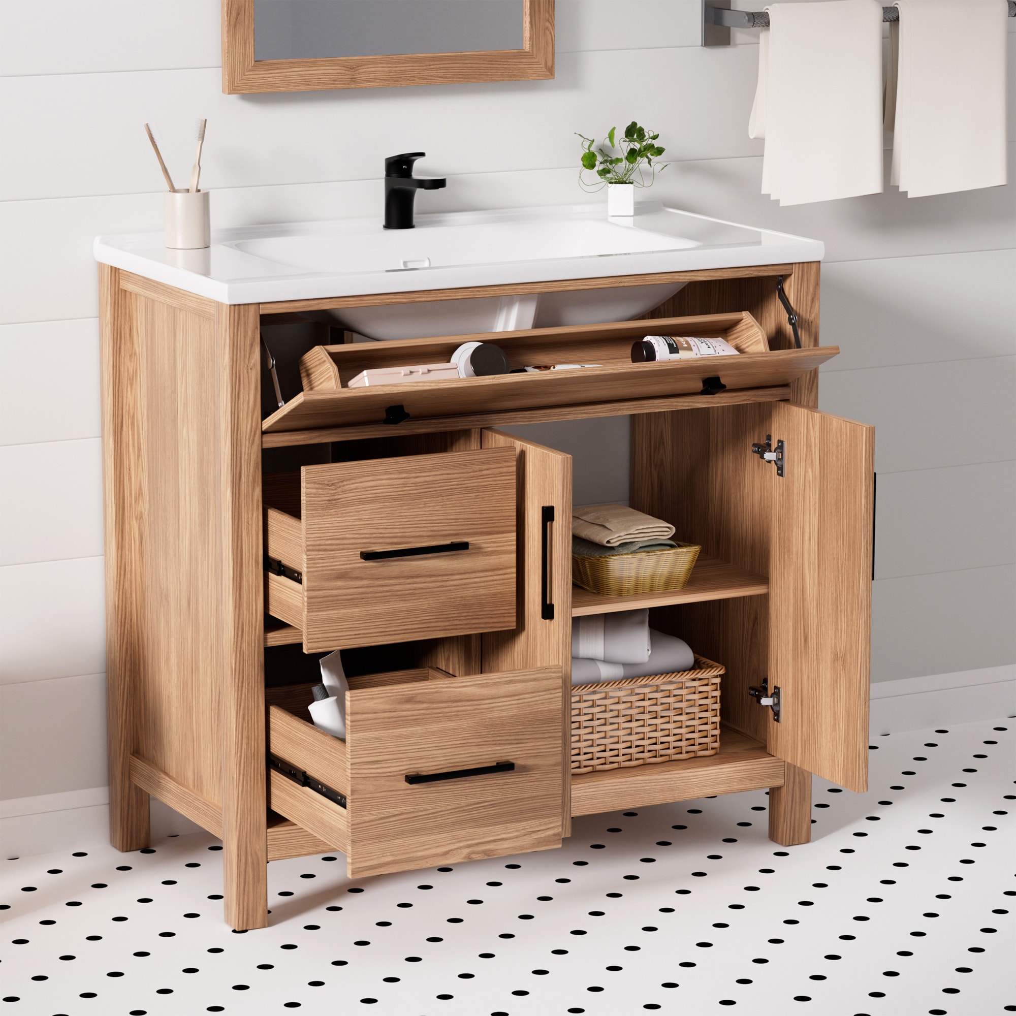 Serwall MY-36-SMW Bath-Vanity-Combo - View #3