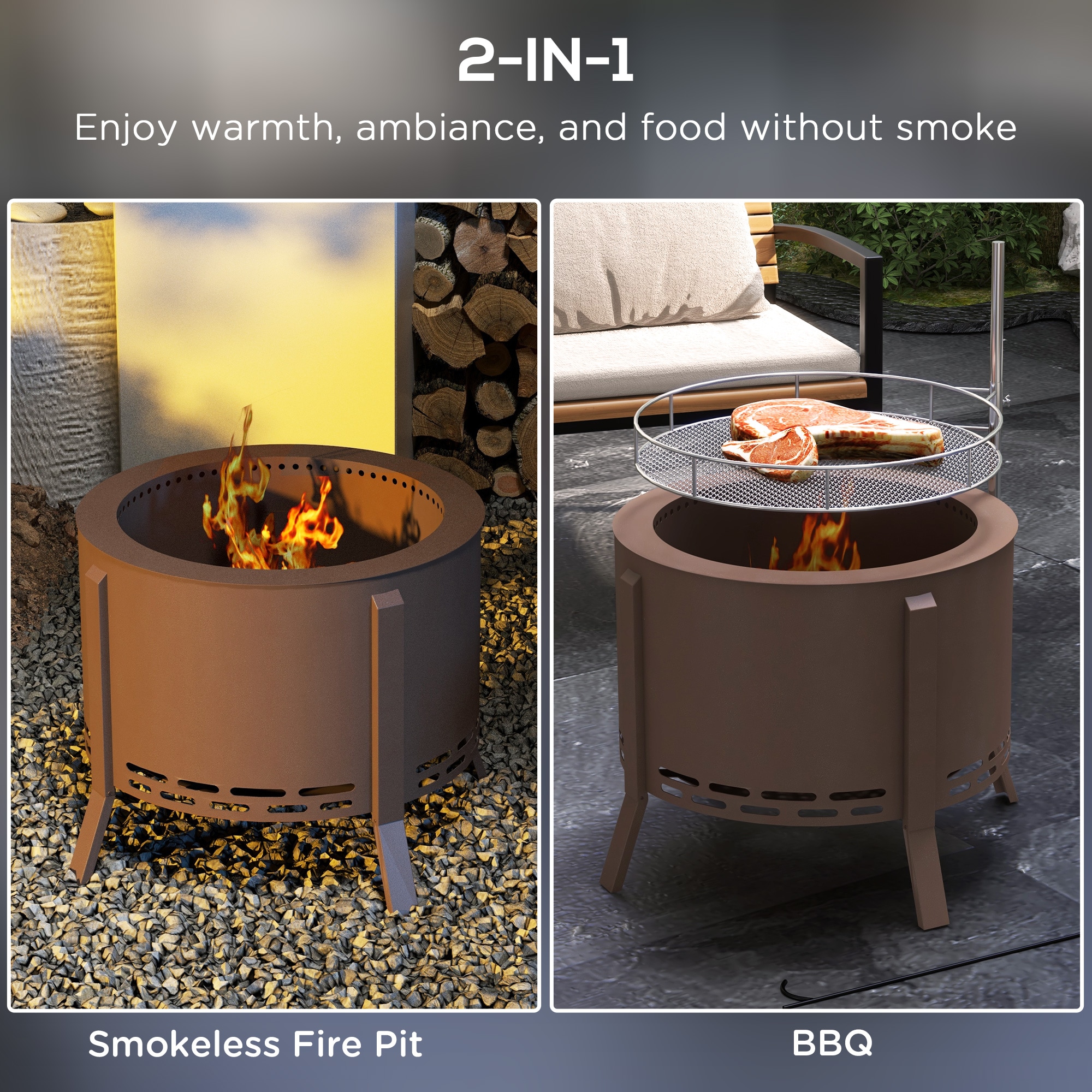 Maocao Hoom JL174306 Outdoor-Woodburning-Firepits - View #10