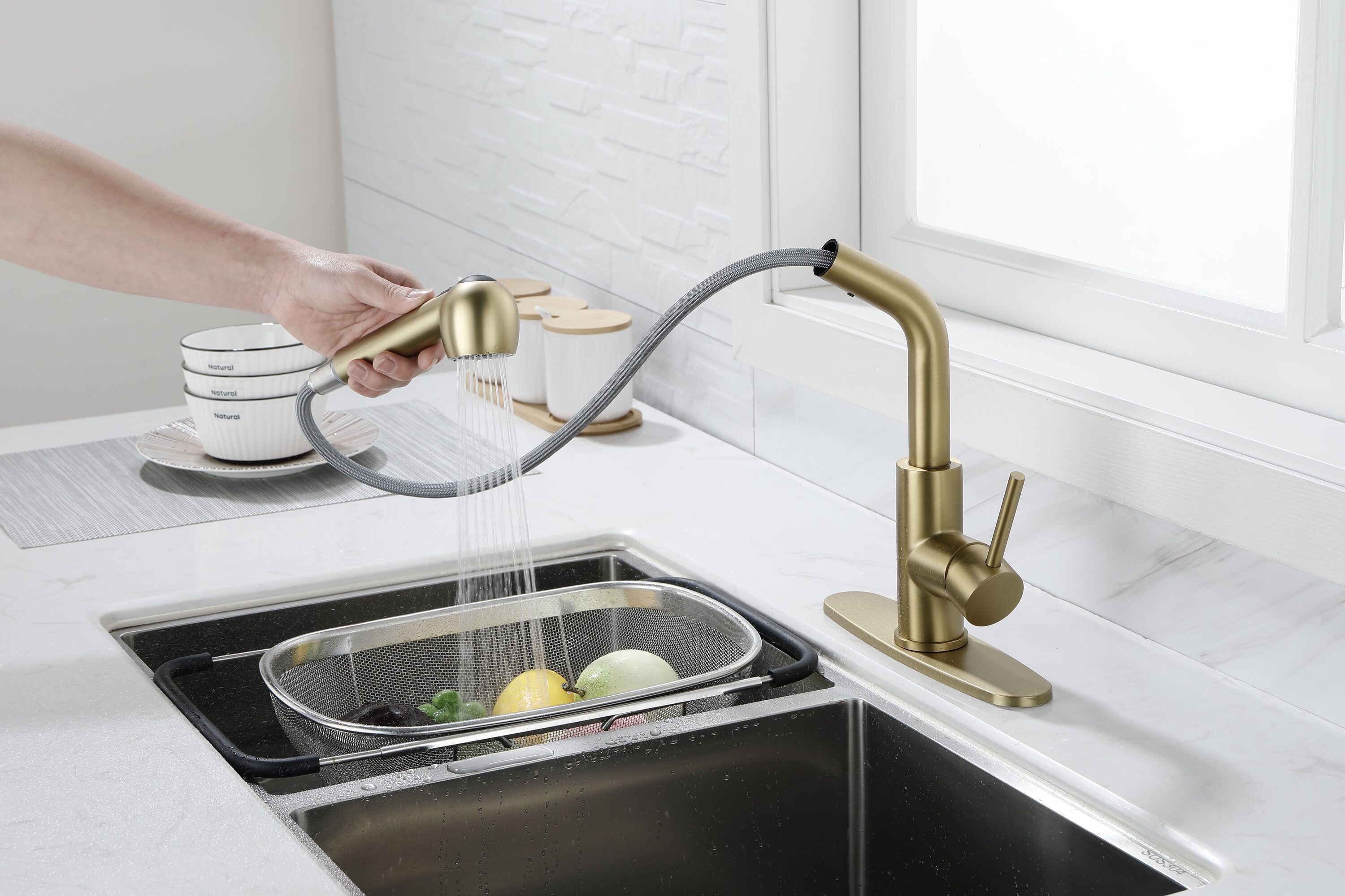JUSHUA PQ-H2BUDW Kitchen-Faucets - View #6