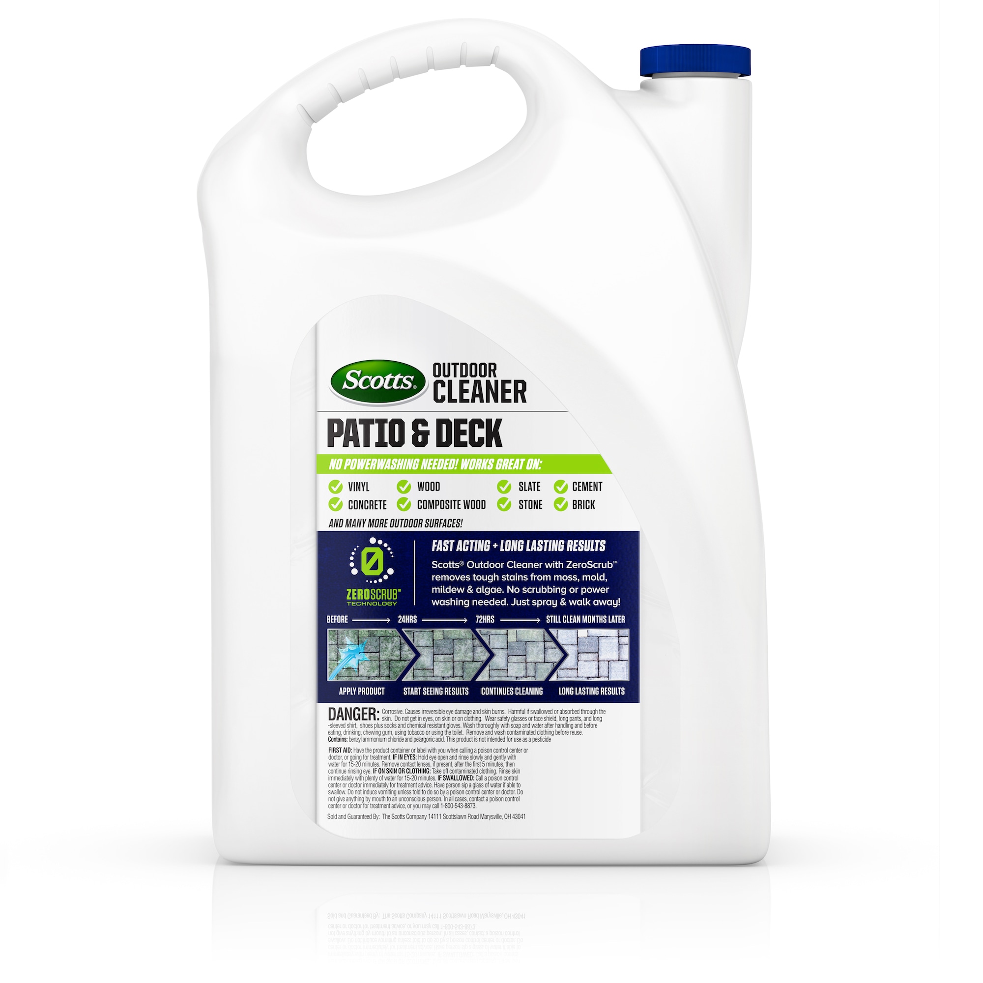 Scotts 0.5-Gallon Mold and Mildew Stain Remover Concentrated Outdoor Cleaner  in the Outdoor Cleaners department at