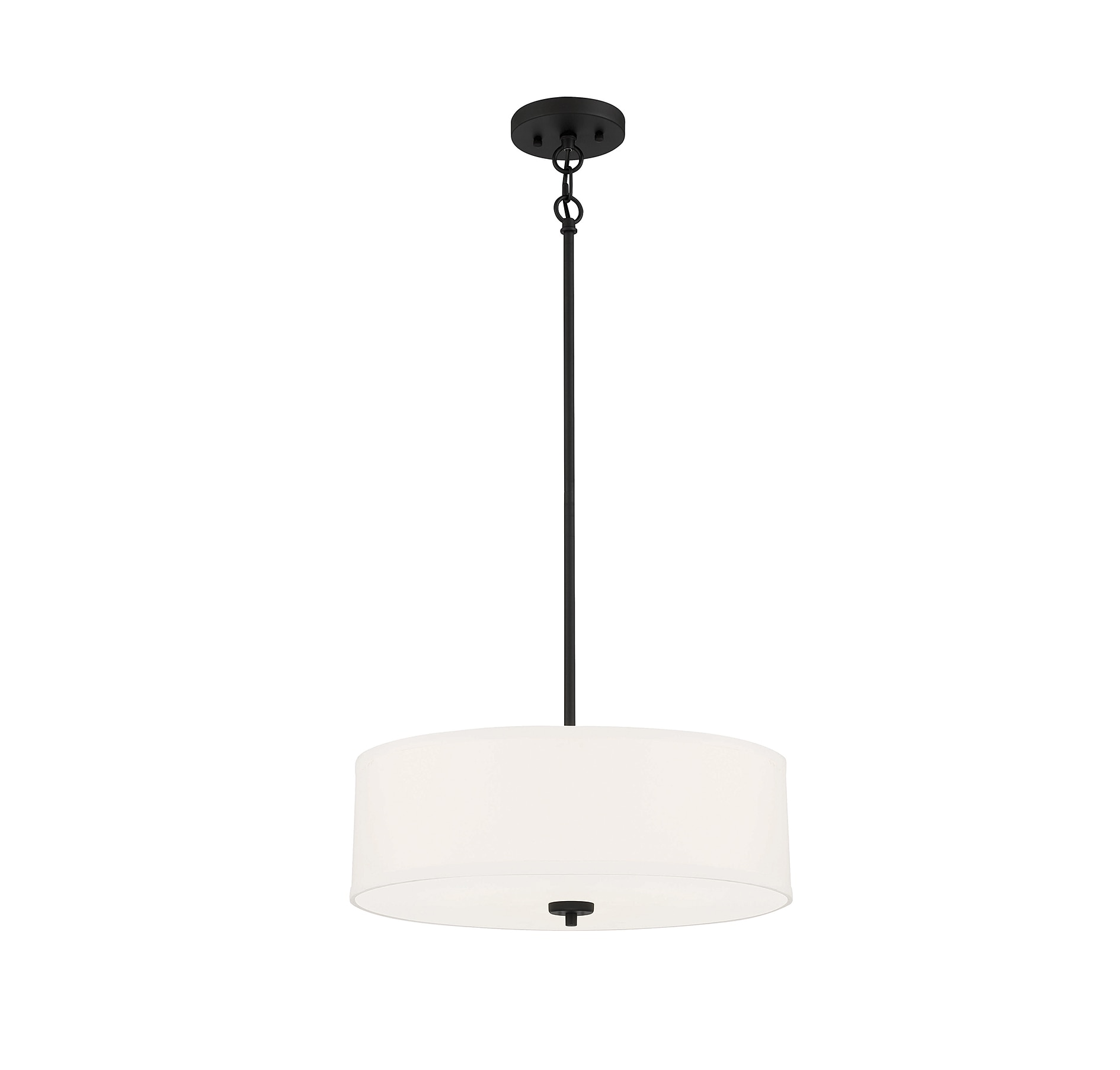 Meridian Lite Trends Meridian 3-Light Matte Black Modern/Contemporary ...