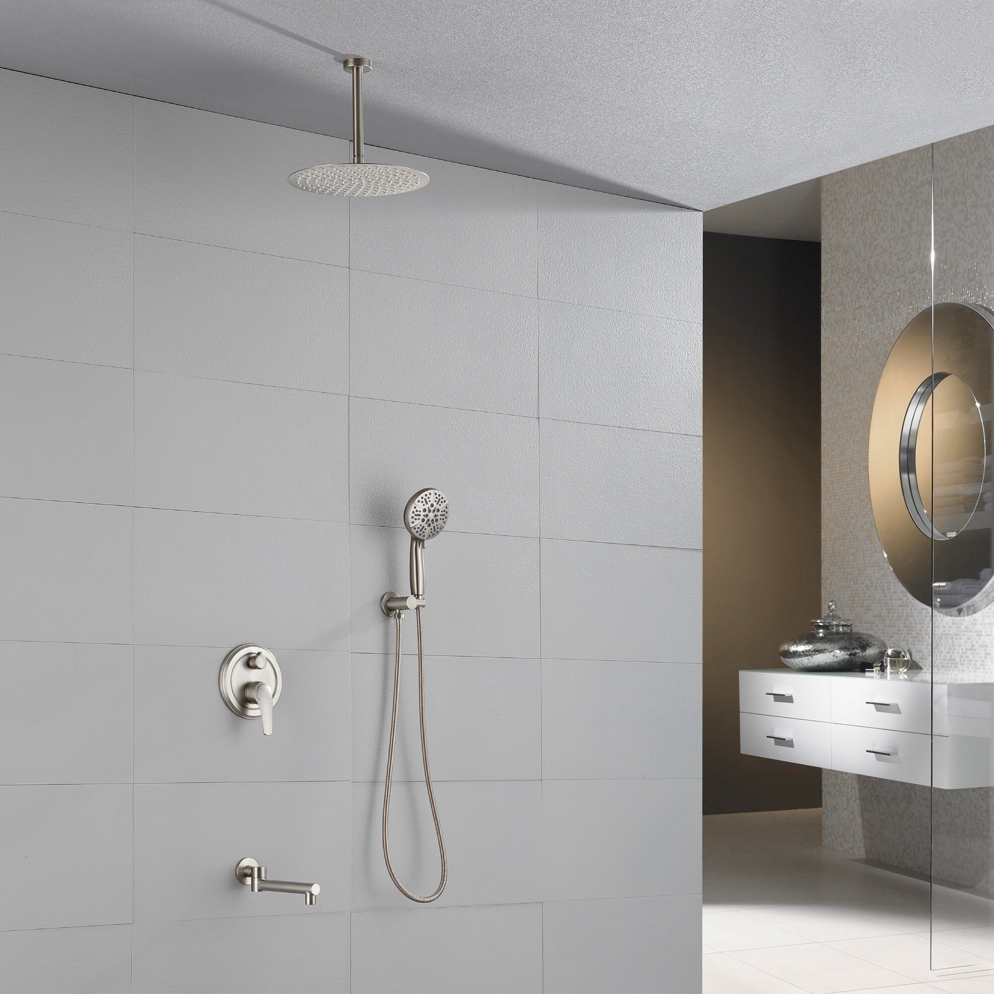 Boyel Living BL88053BN-12 Showerhead-Bar-Panels - View #2
