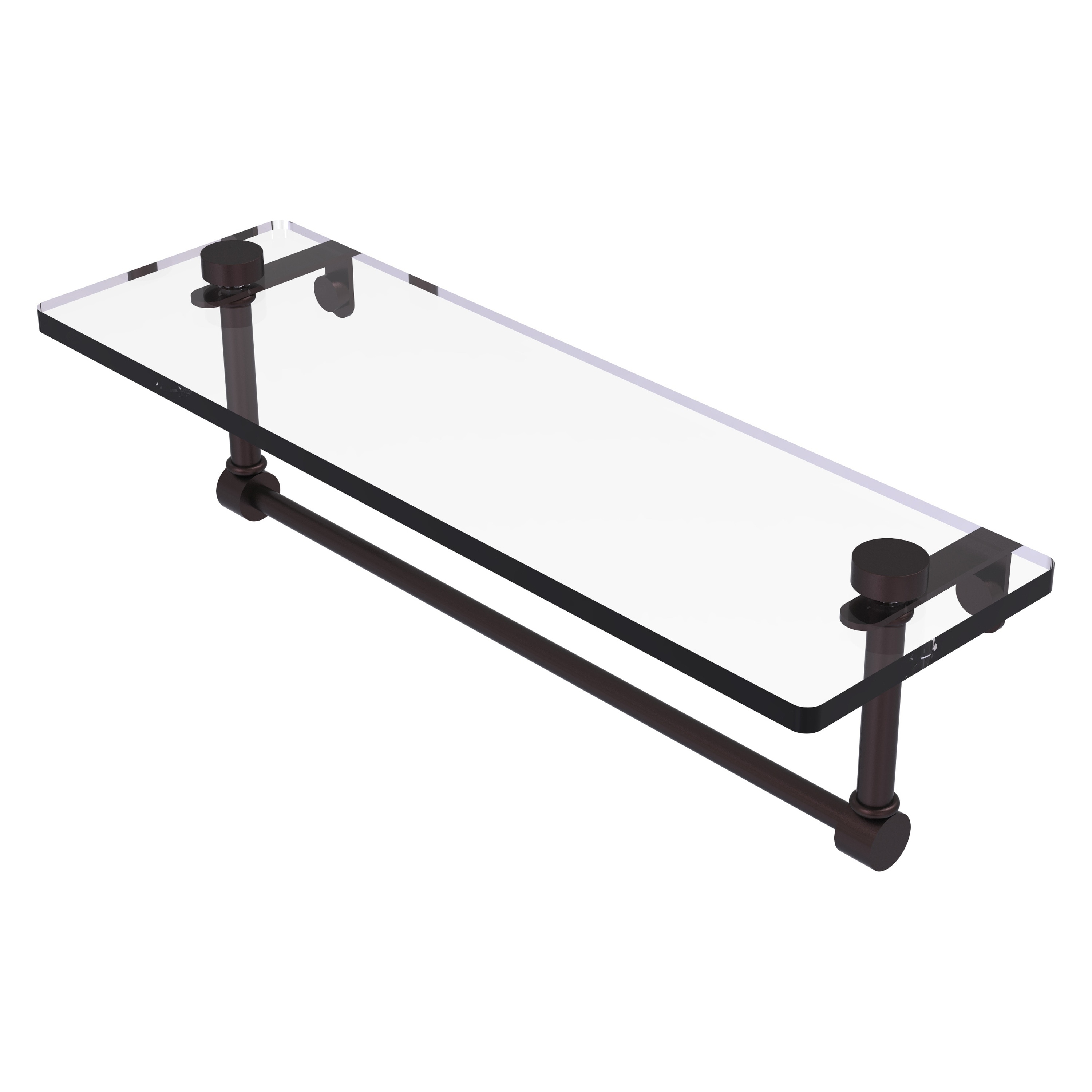 Allied Brass NS-1/16TB-ABZ Antique Bronze Wall mount Bathroom Shelf ( 16-in x 5-in x 5-in )