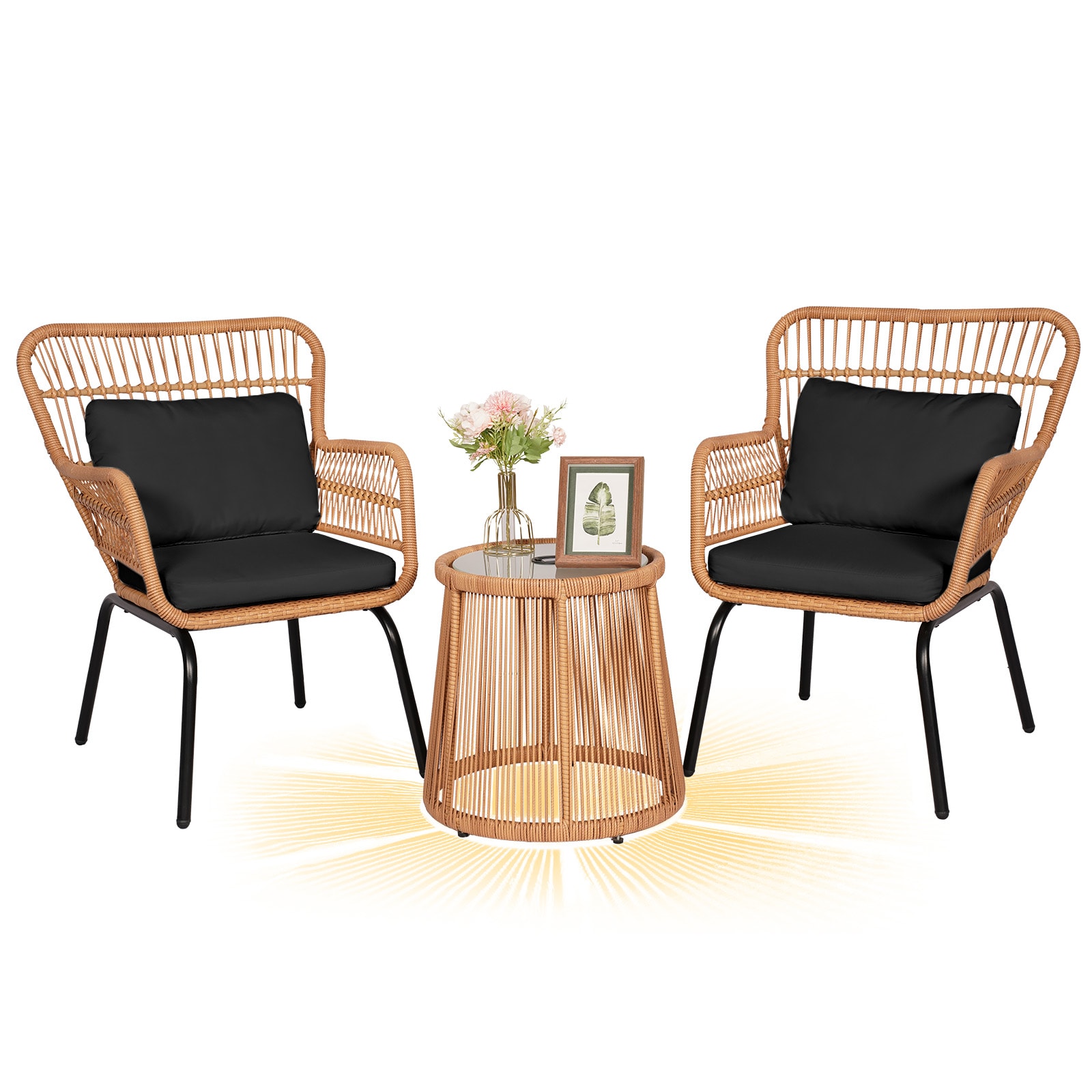 Grearden LS-ZHNF2109-RD Patio-Conversation-Sets - View #5