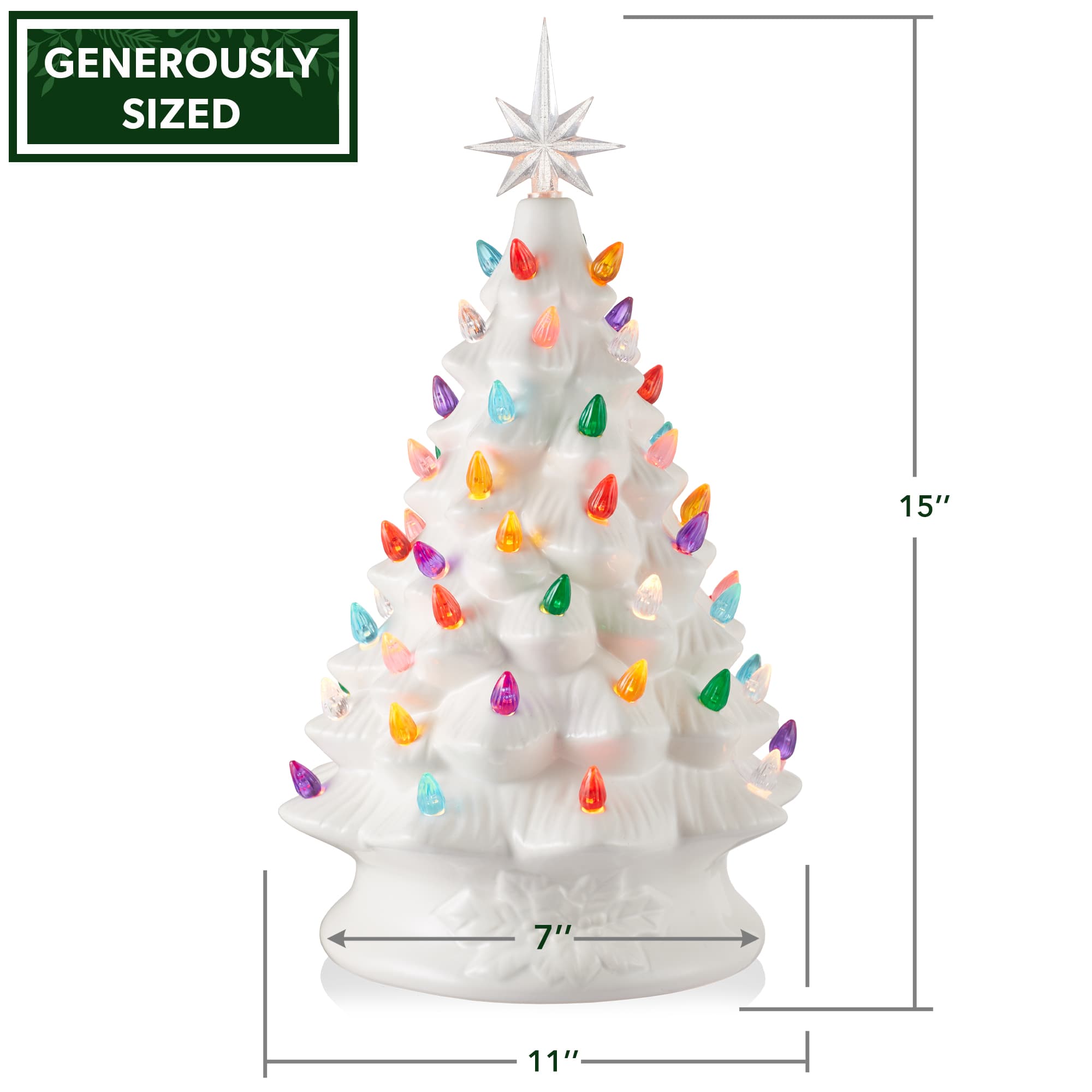 Casafield SZN-TR-949-WHT Artificial-Christmas-Trees - View #6