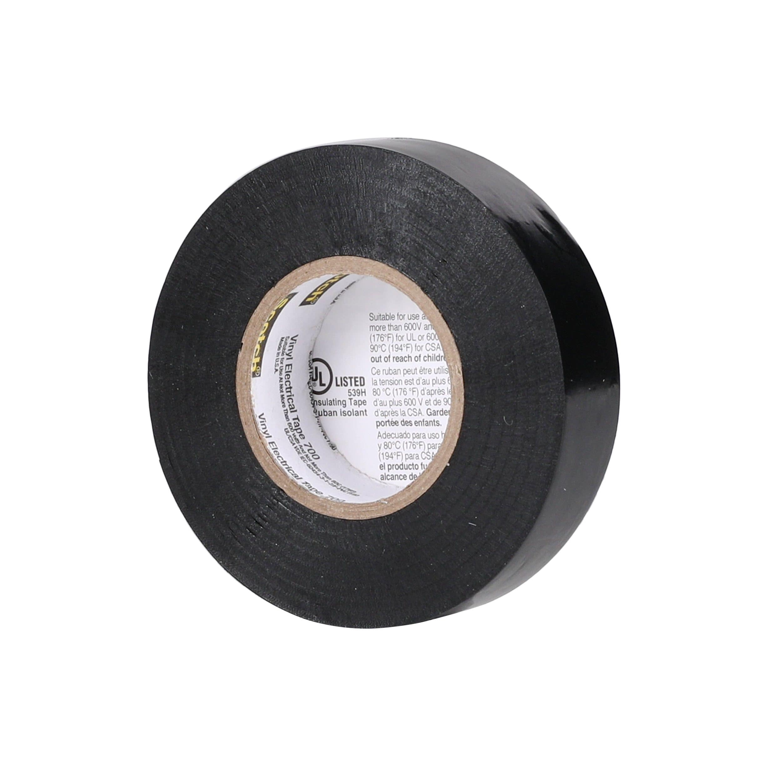 A Roll of UK Marine Electrical Tape Black AT7-3/4" x 36 yrd Flame Retardant 