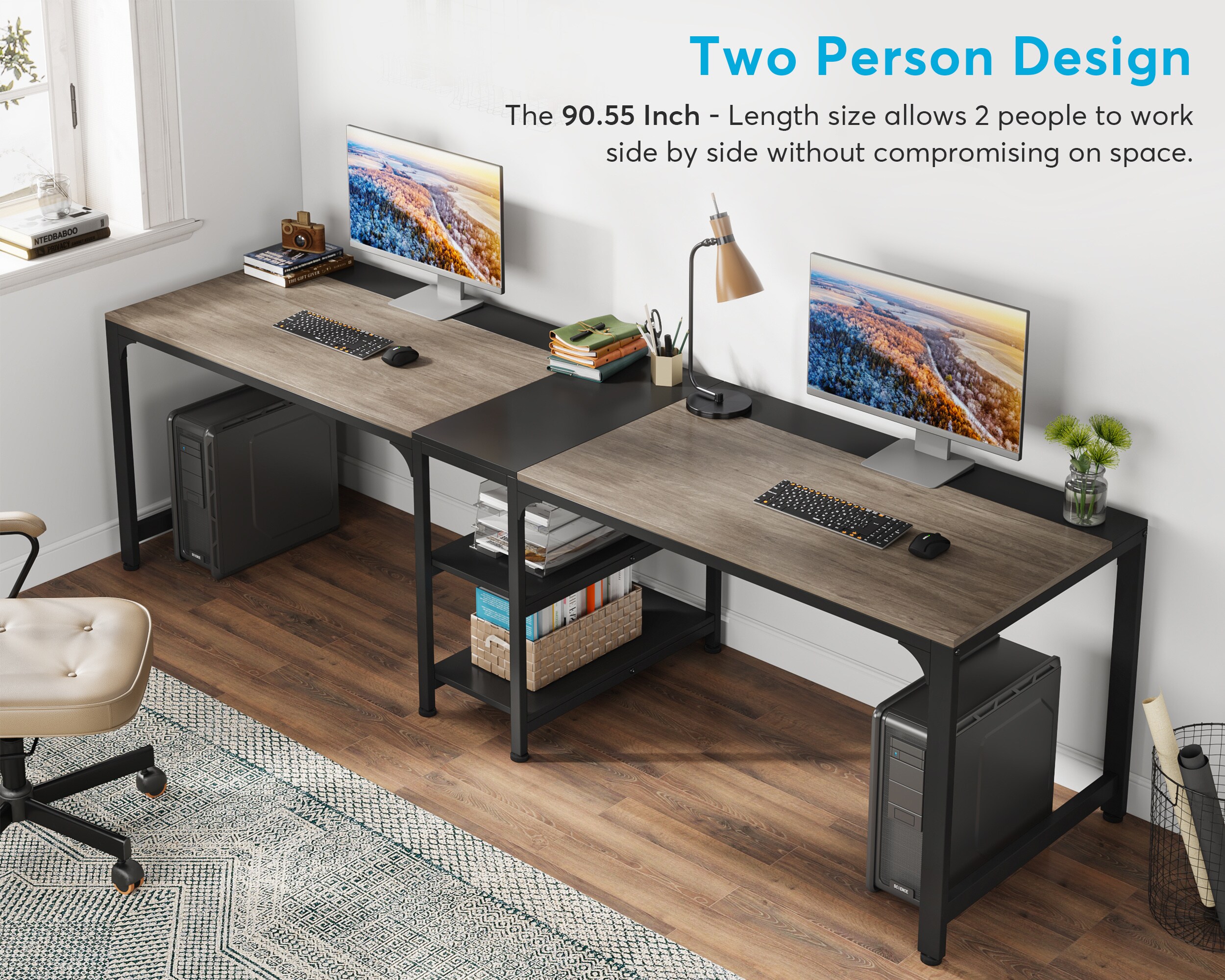 Fnova LWTJ-XK00451 Office-Tables - View #4